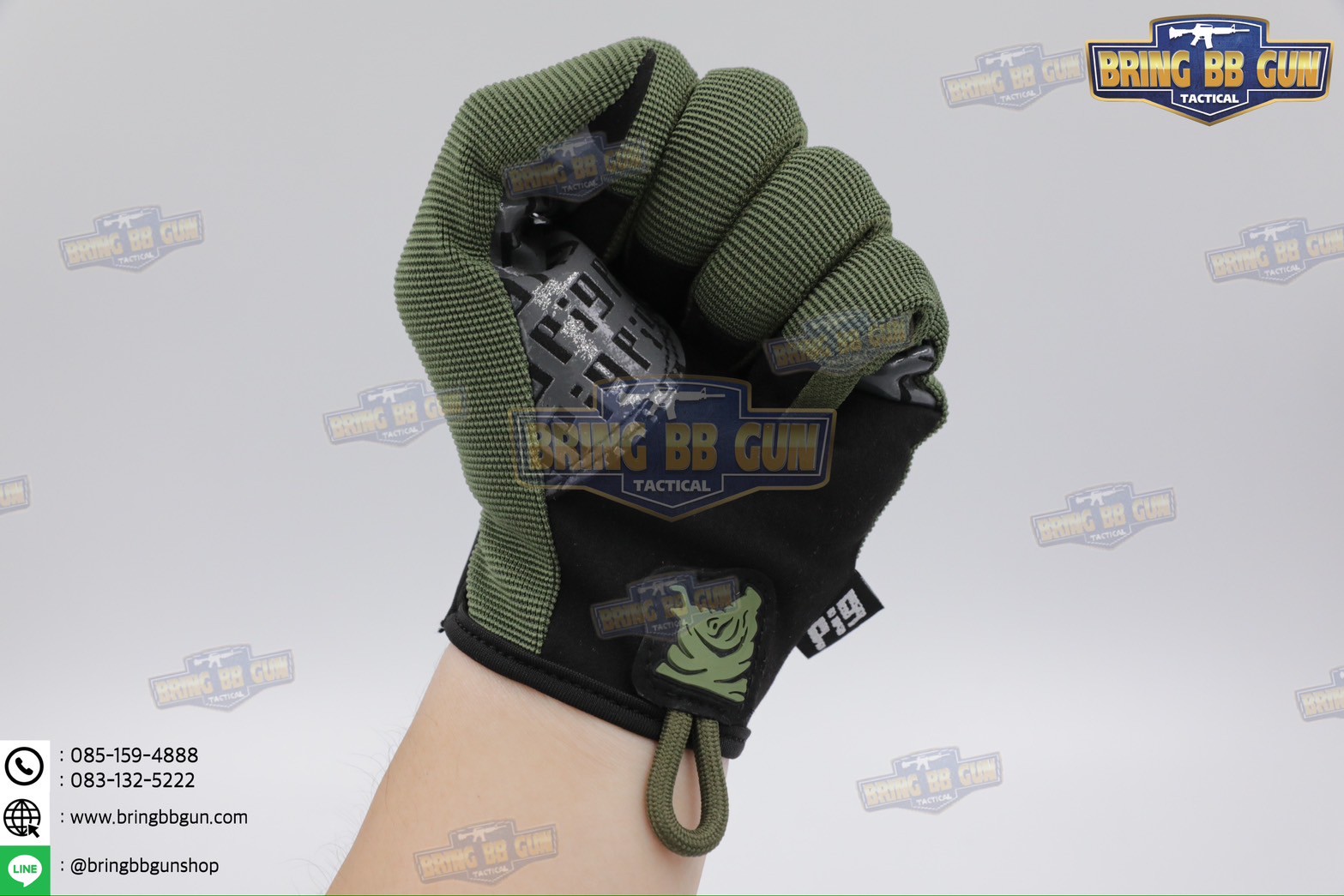 ถุงมือเต็มนิ้ว ทรง Delta (Tactical Glove) (ถุงมือหมูป่า) (Full Dexterity Tactical Glove) (Utility Model) (FDT)
