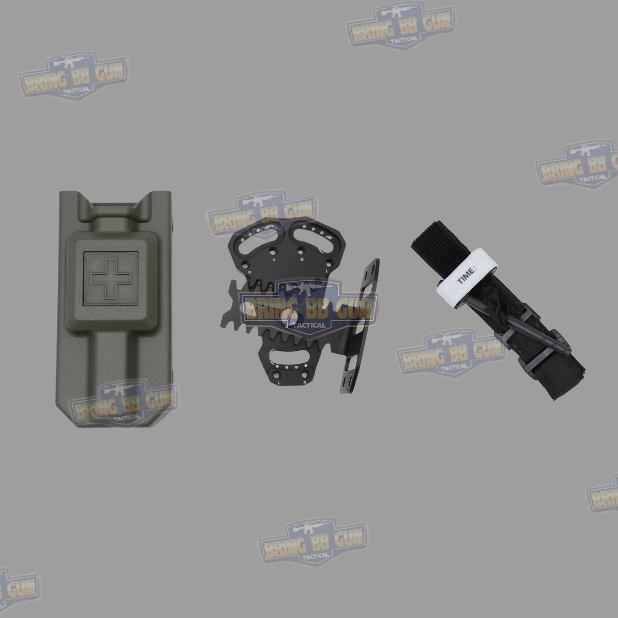 เพลทเสริมซองปืนติดเพ้าทูนิเก้ รุ่น NCP2 (แผ่นเพลทติดอุปกรณ์เสริมซองปืน) (Tourniquet Adapter Mount) (Tourniquet Adapter Mount for Safariland Holsters) (BBC NCP2) (NCP2 for Safariland Holsters) (Negative Cant Plate)