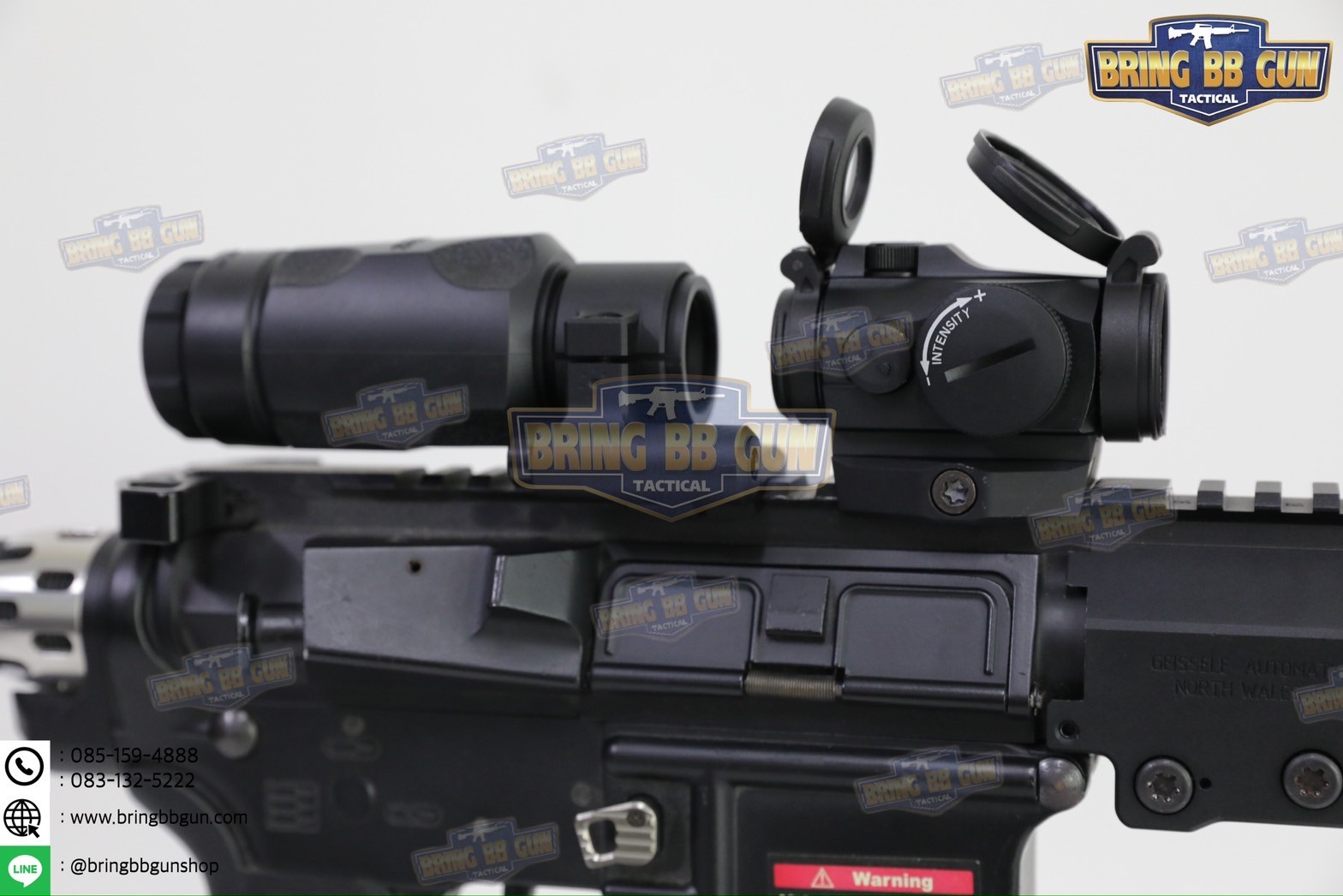 ขาจับดอท+ขาจับซูมหลังดอท Arisaka (แบบ Low) (สำหรับดอท Aimpoint Micro T1/T2 และ ซูมหลังดอท Aimpoint) (Low Aimpoint Micro Mount) (Low Magnifier Mount) (Aimpoint T-2 Magnifier Mount) (Red Dot Flip Mount) (RDF) (Micro Footprint) (Optic Mount)