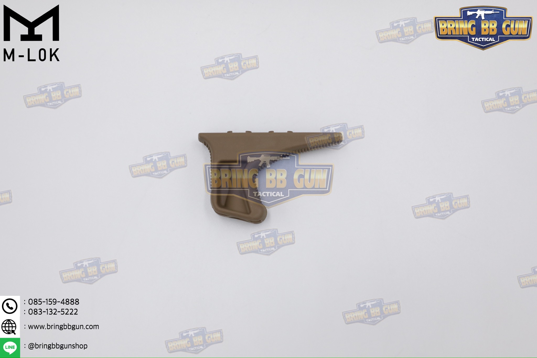 กริ๊ปมือหน้า BCM KAG (Angled Foregrip) (Kinesthetic Angled Grip) (ใช้ได้กับชุดหน้าระบบราง M-Lok เท่านั้น)