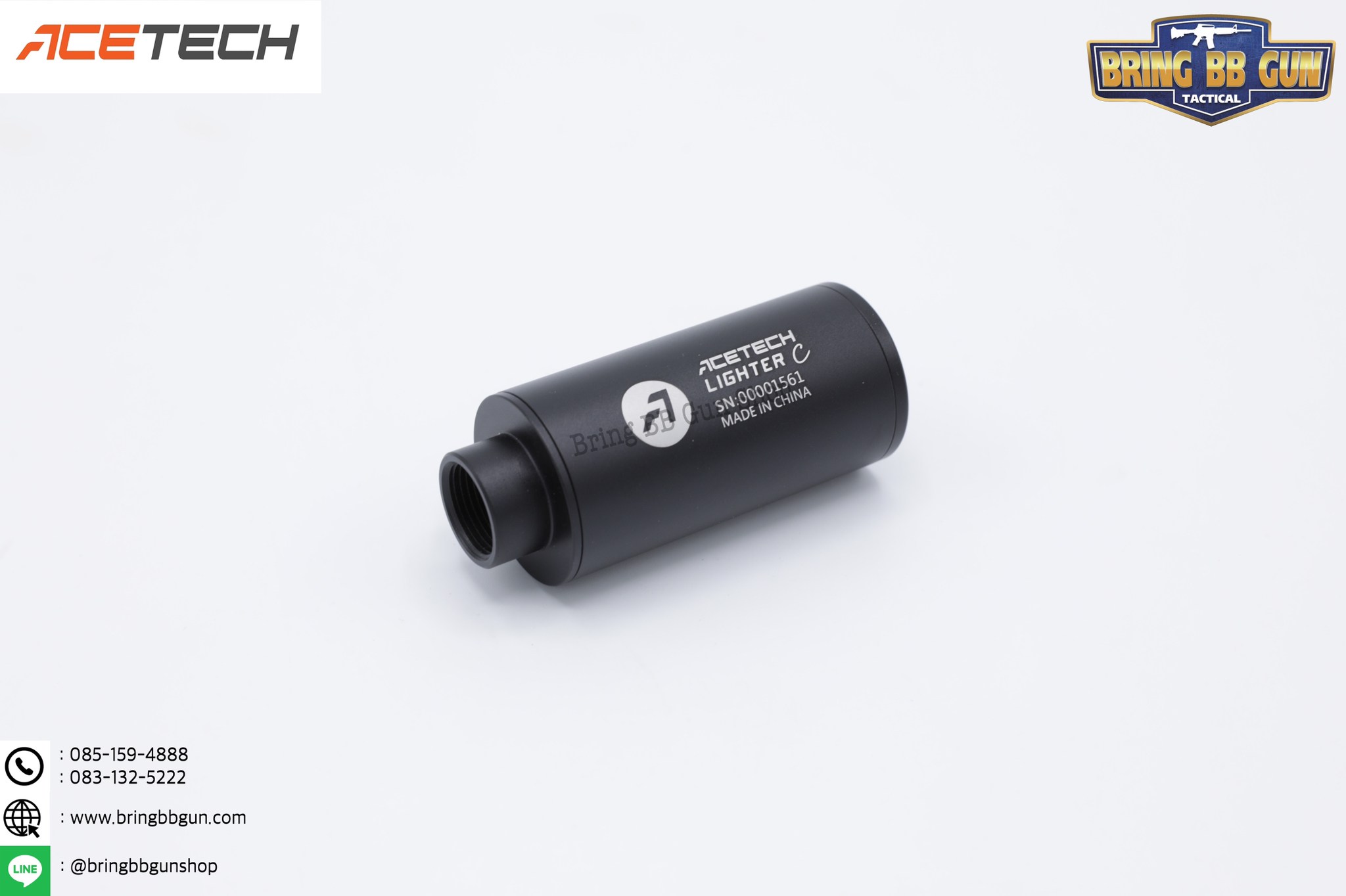 BB Tracer Unit ยี่ห้อ Acctech รุ่น LighterC (ที่เก็บเสียงสำหรับยิงลูกเรืองแสง)