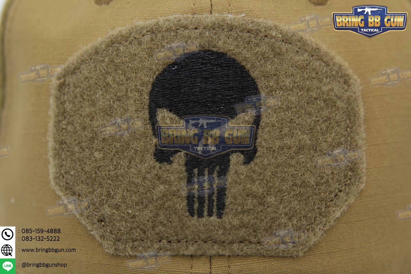 หมวกแก๊ป Punisher (หมวก Cap กะโหลก)