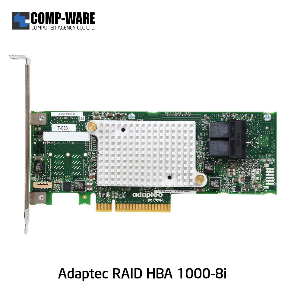 Microsemi Raid Controller 2288300-R (8-Port Internal) PCIe HBA 1000-8i Single
