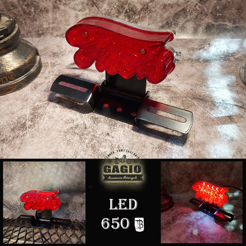 ไฟท้าย LED รูป Fxxk วินเทจ Custom ได้ทุกรุ่น