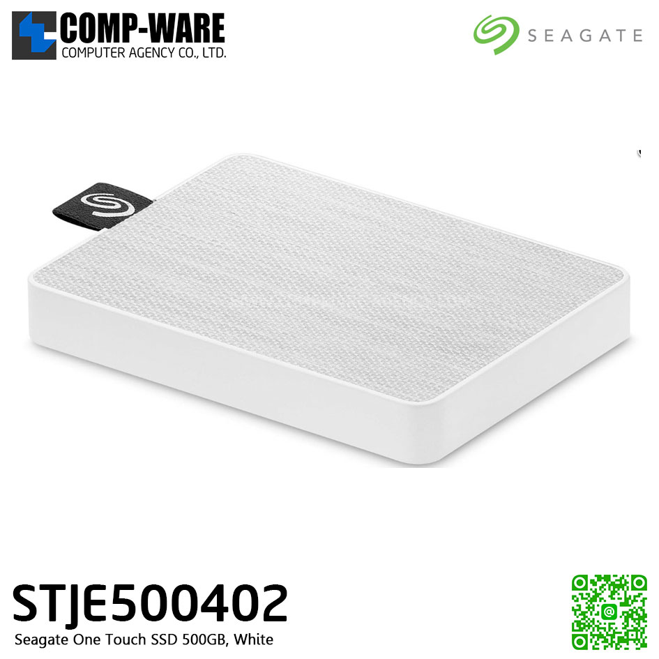 Seagate One Touch 500GB USB 3.0 2.5" Solid State Drive (White) - STJE500402