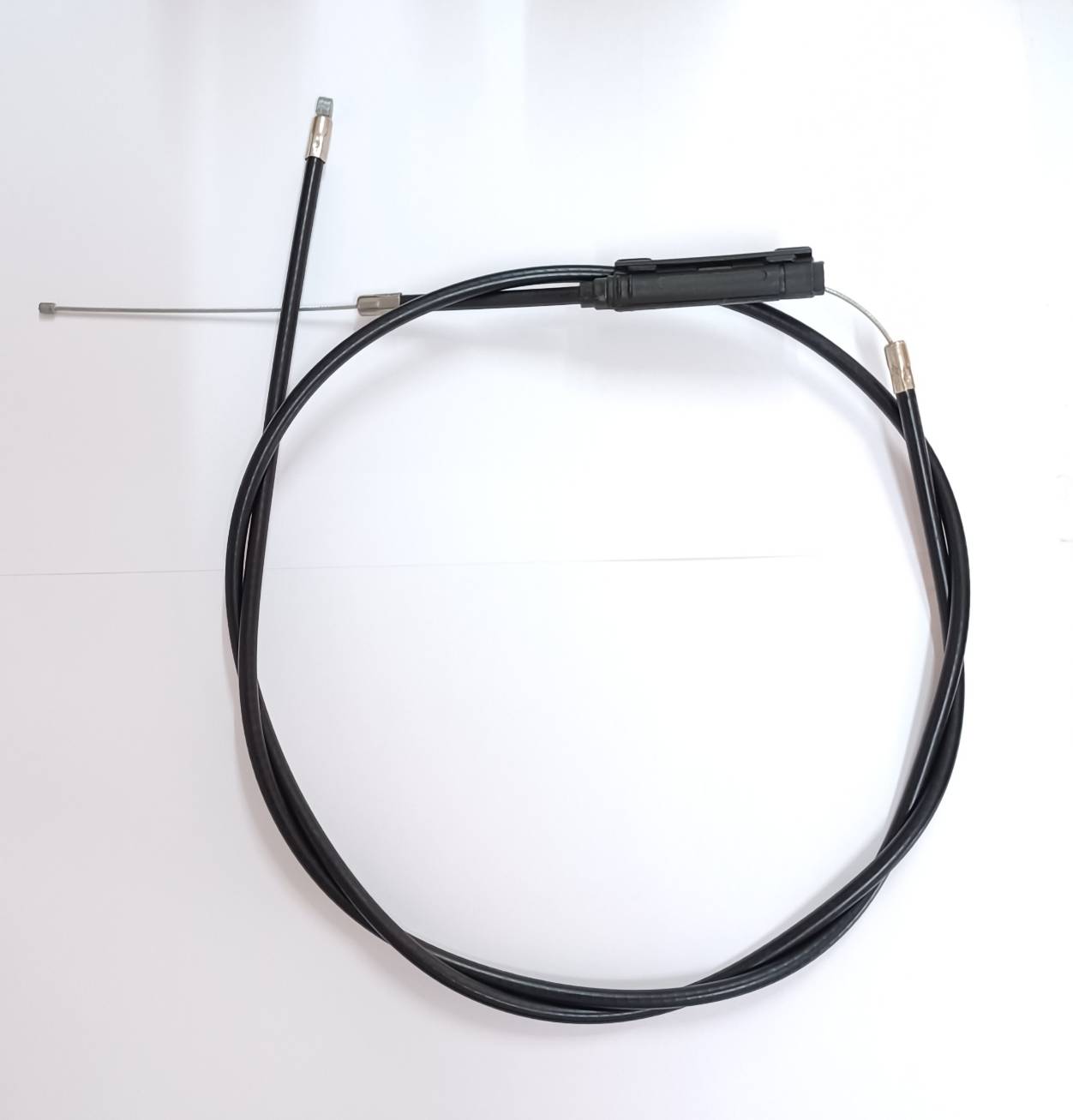 สายคันเร่ง ข้ออ่อน 2 ตอน / ปลายตรง ปลอก 123Cm / ไส้ 11 Cm ใช้กับเครื่องตัดหญ้า ข้ออ่อน