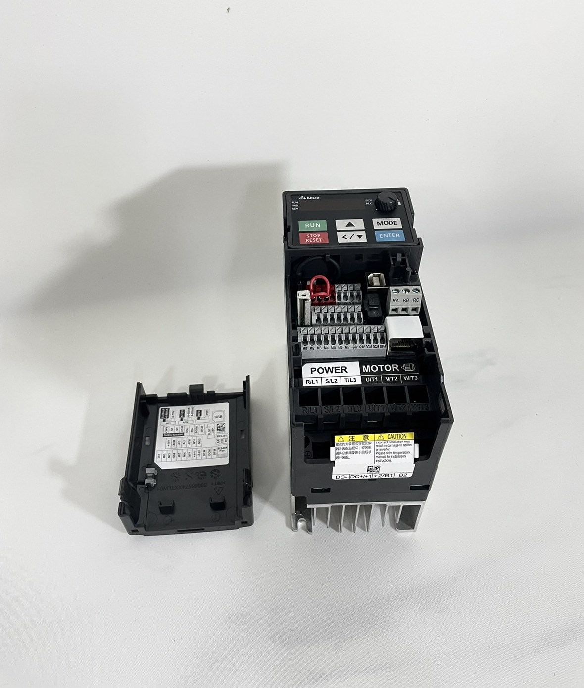 Delta Inverter MS300 VFD2A8MS21ANSAA 0.5HP 0.4kW Input 220V 1-Phase Output 220V 3-Phase