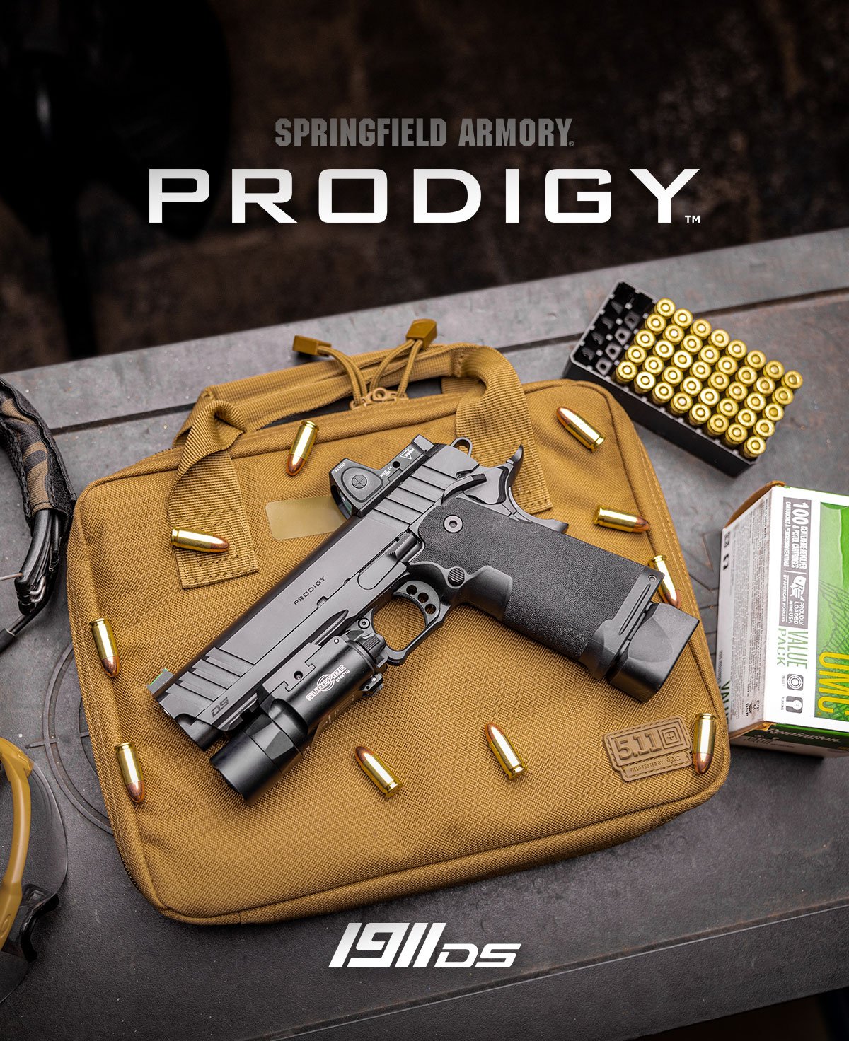 Springfield 2011 แถวคู่ 9มม Prodigy 4.25 และ 5 นิ้ว **ไม่กดสั่งเล่นนะครับ ต้องติดต่อร้านมาก่อนสั่งปืนครับ**