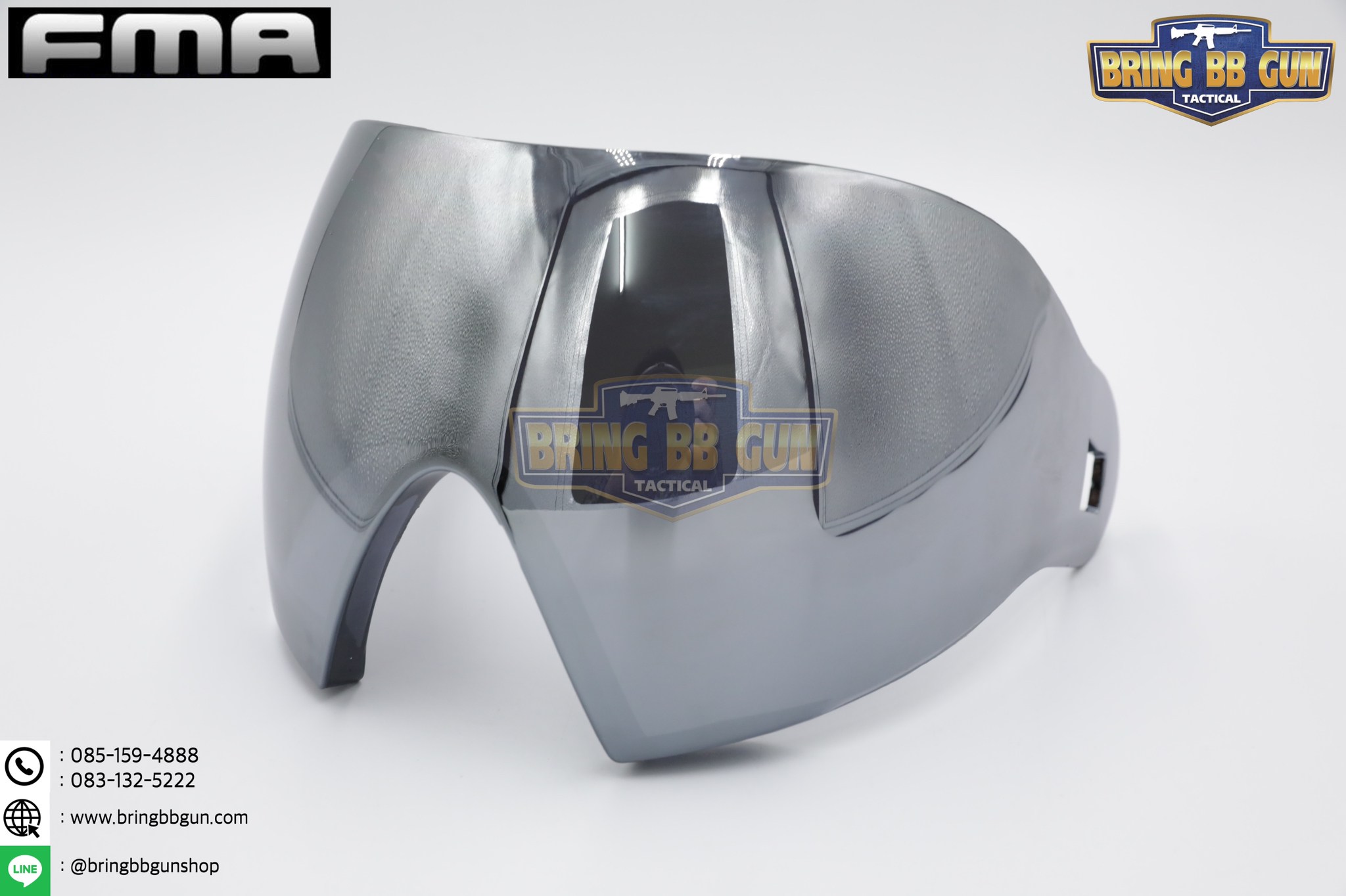 เลนส์หน้ากาก F1 ยี่ห้อ FMA รุ่น เลนส์1ชั้น