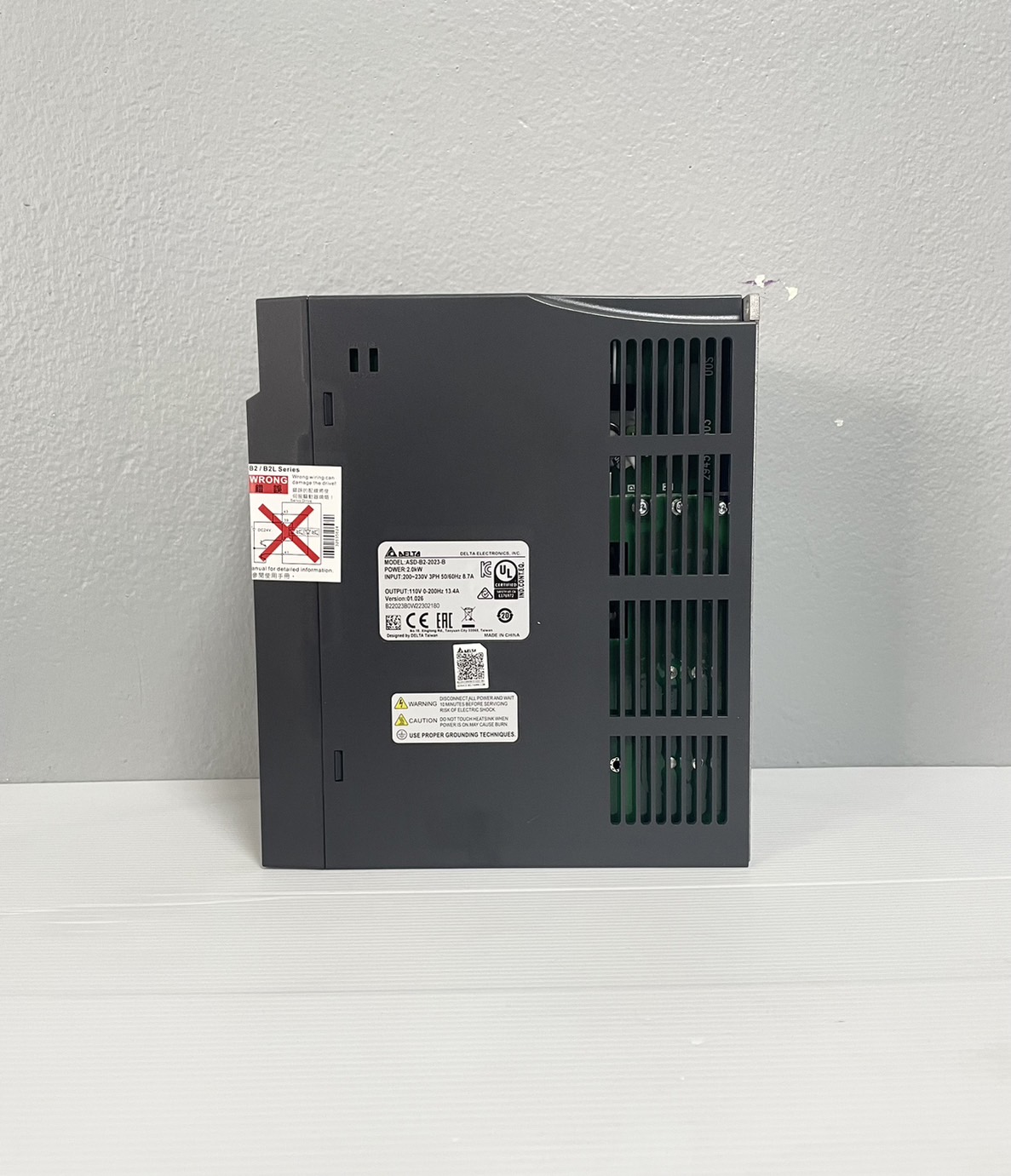 Delta AC Servo Drive ASD-B2-2023-B 2kw 220V 3-Phase