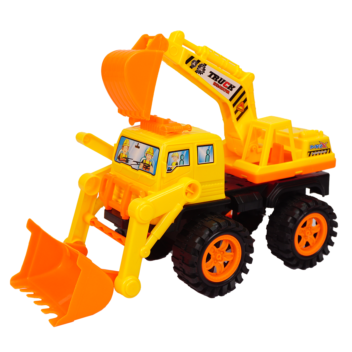 รถก่อสร้างหลากสีคละแบบ ของเล่นเด็ก ของเล่นเสริมพัฒนาการ T001-JM001117B0 - 6267993433459