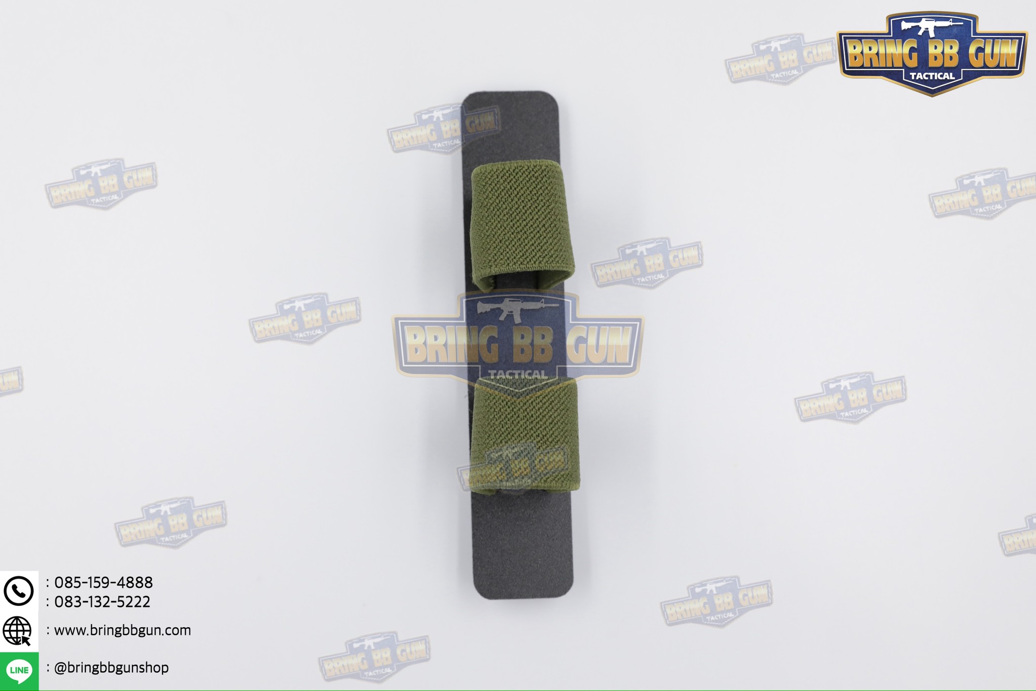 สายรัดเก็บทูนิเก้ แบบMolle ติดเข็มขัดยุทธวิธี/เสื้อเวส ยางยืด(สำหรับเก็บทูนิเก้) แบบMolle ติดเข็มขัดยุทธวิธี/เสื้อเวส สายรัดจัดเก็บอุปกรณ์ทูนิเก้ แบบMolle (Belt Mounted Elastic Tourniquet) (Elastic TQ Holder) (Tourniquet Holder)