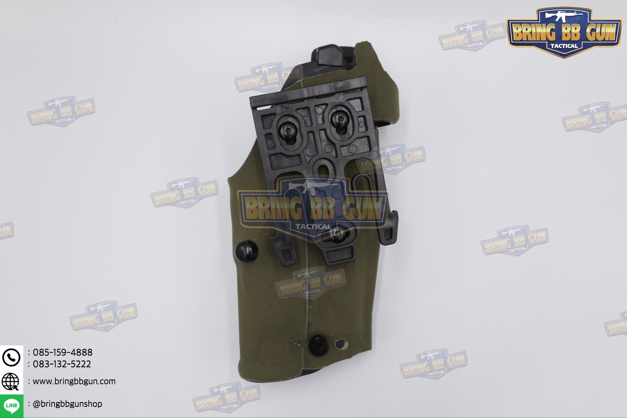 ซองปืนพกนอกปลดนิ้วโป้ง สำหรับGlock และ ไฟฉาย (Glock 17 + X300) ◾มือซ้าย◾