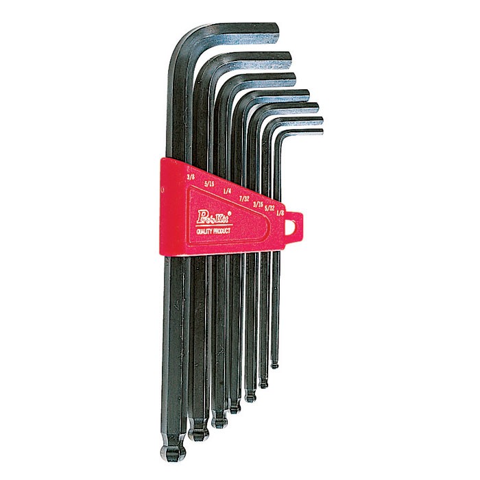 8PK-025 7Pcs Ball-Point Hex Key Set (2.5,3,4,5,6,8,10mm)