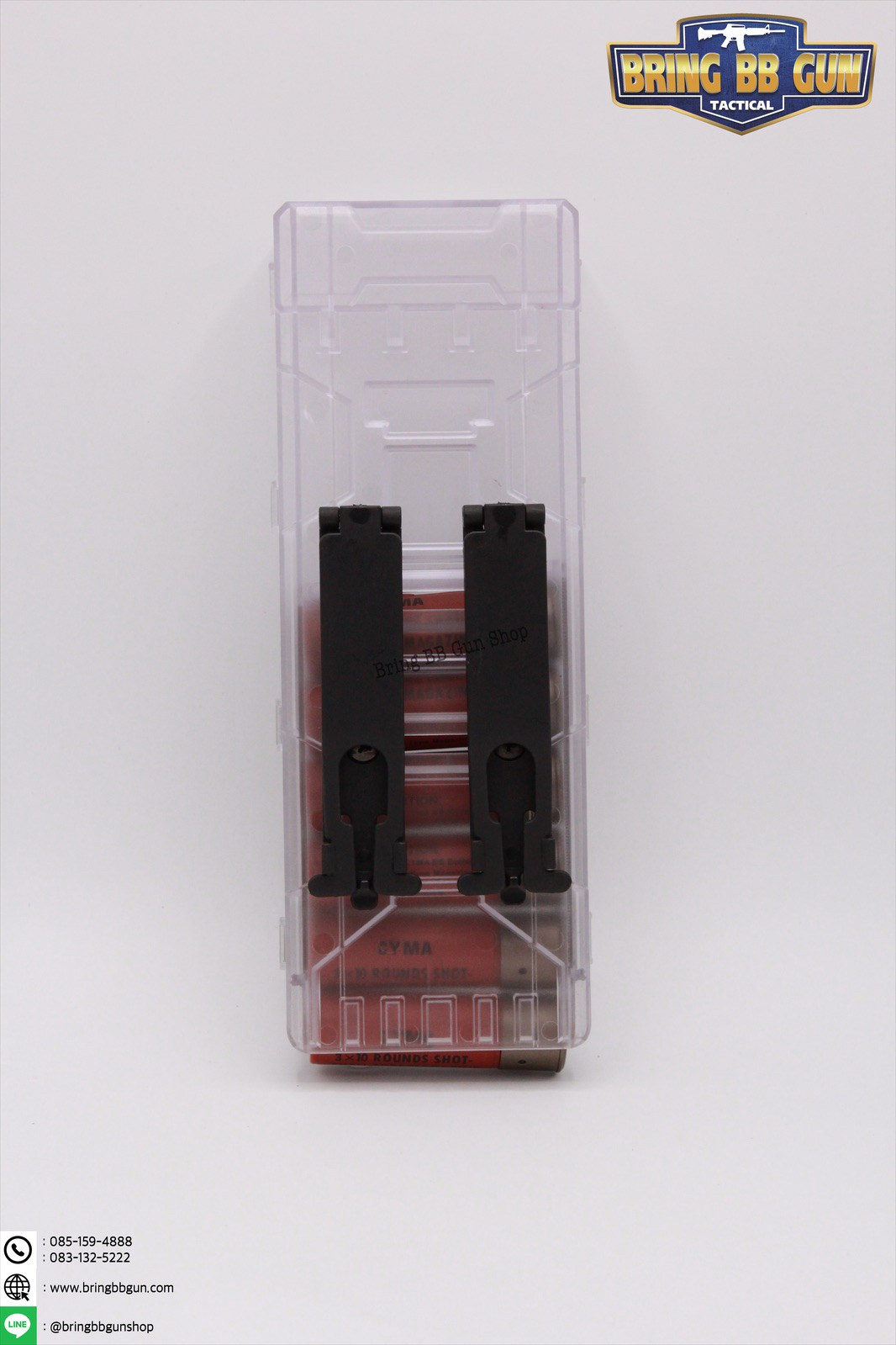 Shotgun shell magazine ซองบรรจุลูกกระสุนลูกซองขนาด12Ga 10นัด (ซองจิงโจ้)