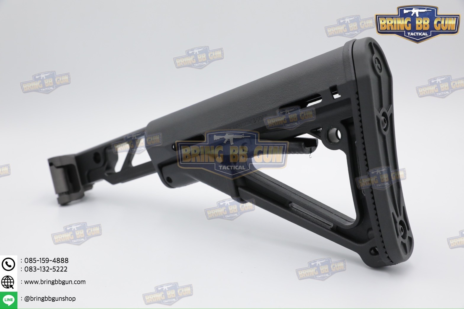 แกนพานท้ายพับได้ทรง JMAC สำหรับ Sig Sauer MPX/MCX รุ่น JMAC ST-6 Skeletonized Tube (Folding Adapter) (1913 Adapter) (JMAC) (MCX) (MPX) (1913)