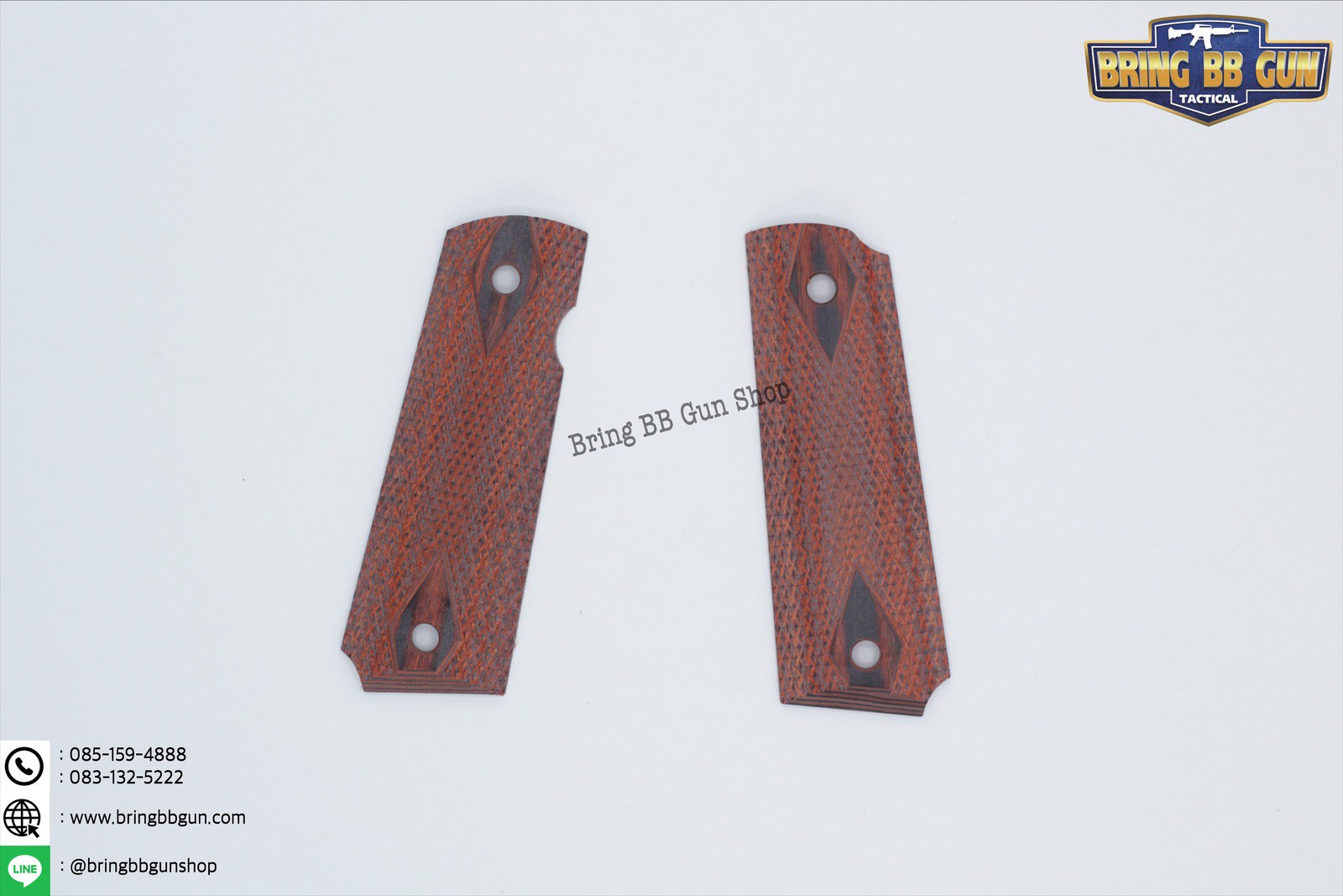 ประกับปืน M1911 รุ่น F03 (ไม้จริง)