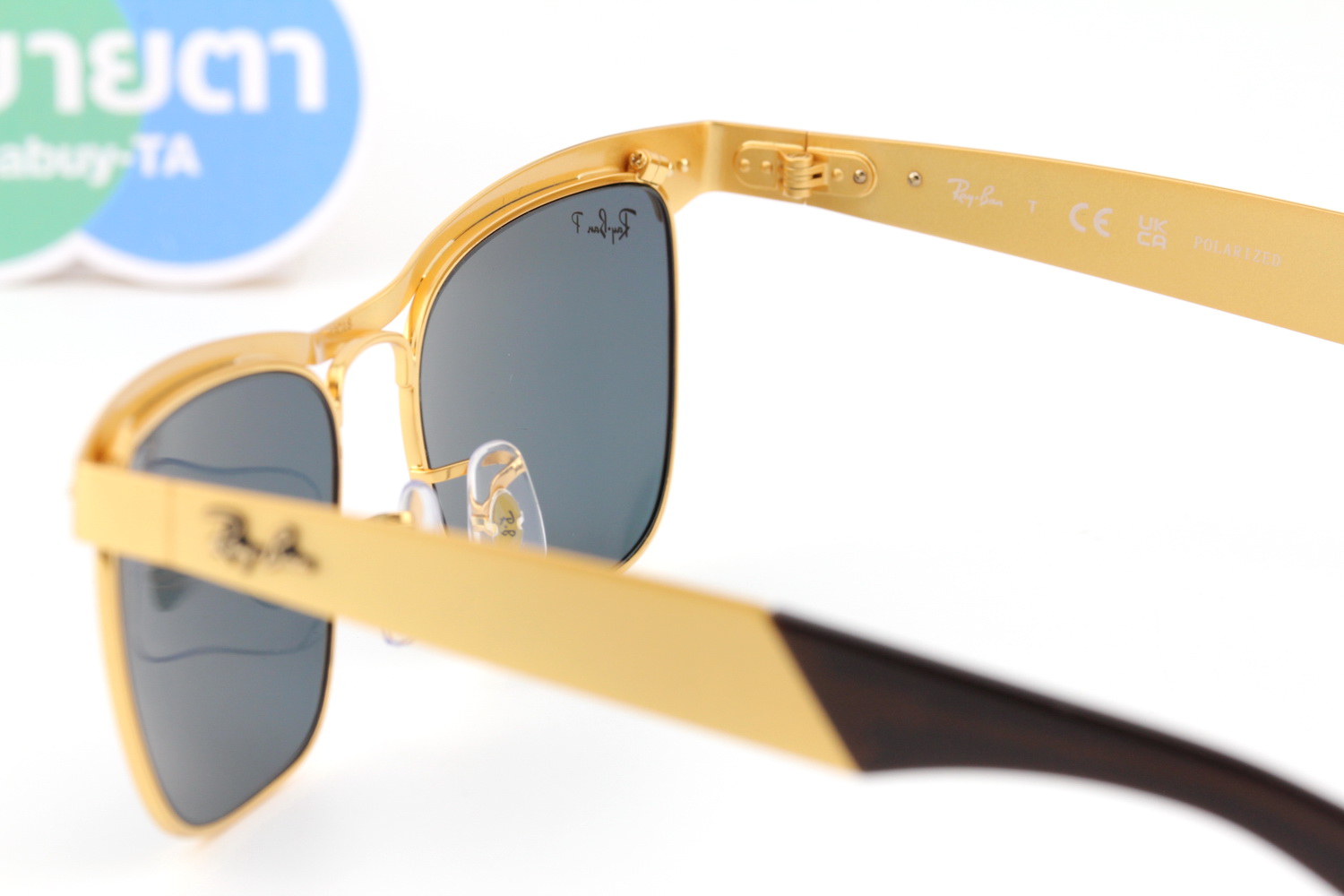 RayBan Wayfarer Deluxe RB3875 92763R Polarized Lens