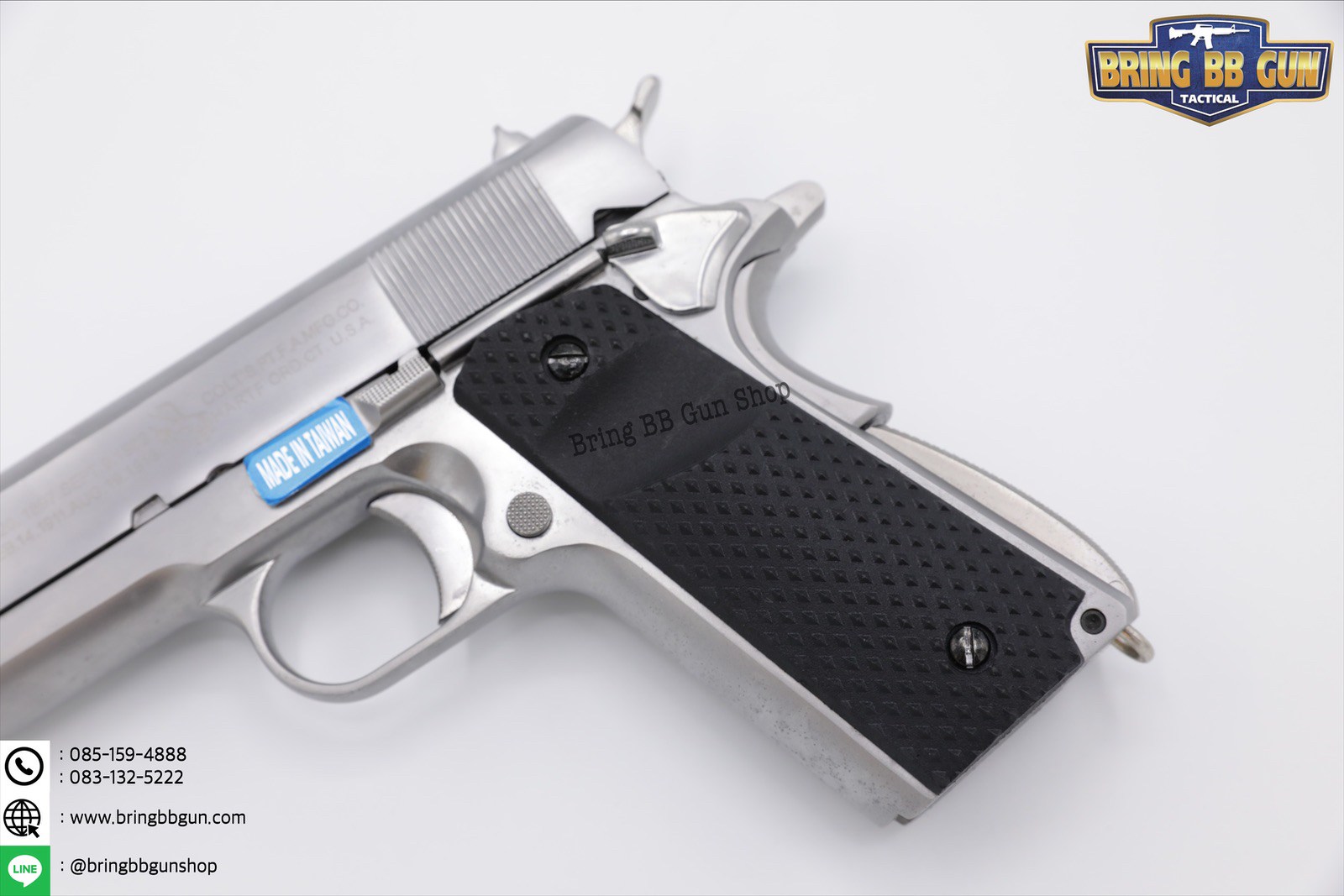 ประกับปืน M1911 รุ่น F01 (ลายข้าวหลามตัดเล็ก)