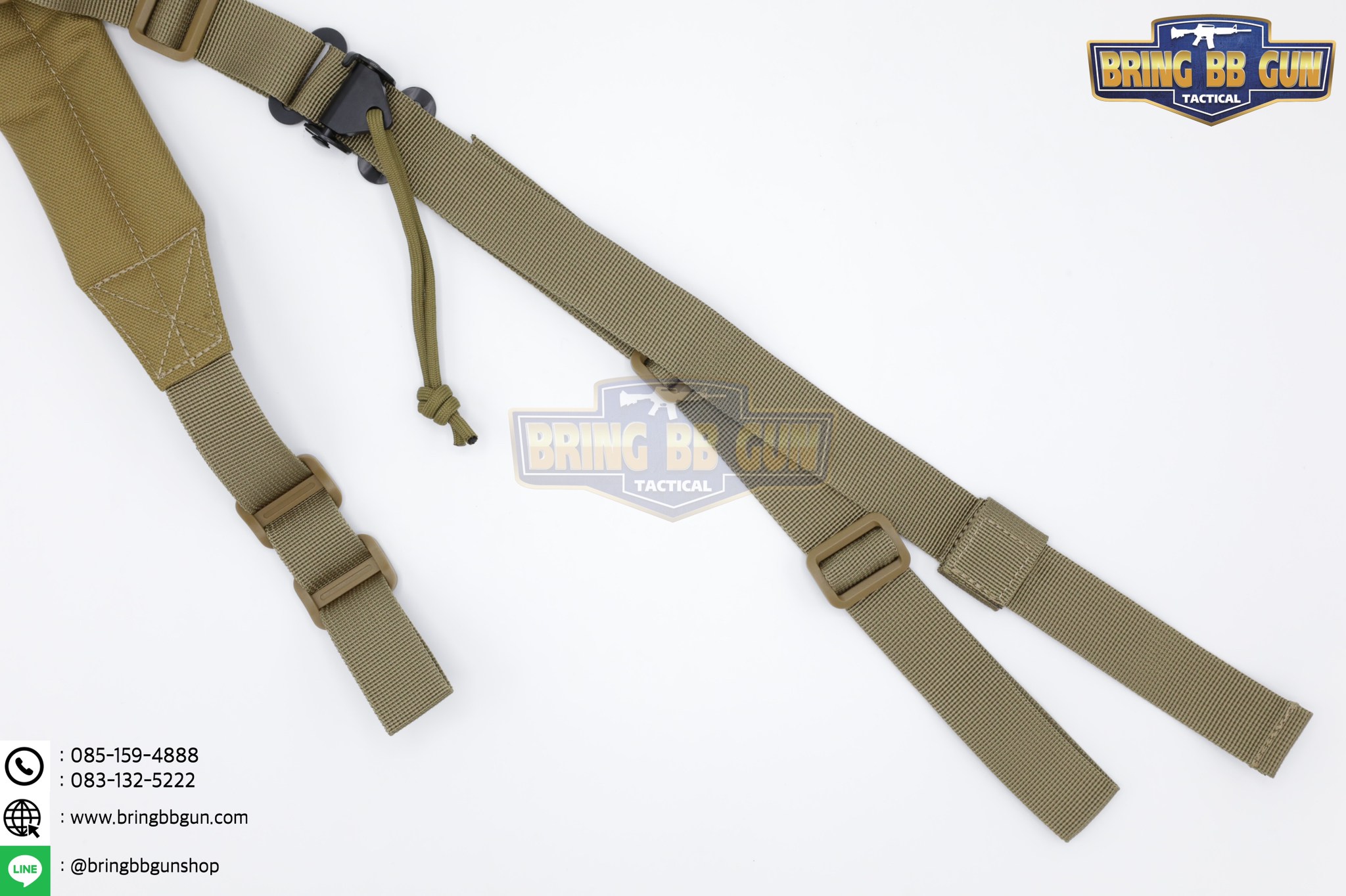 สายสะพายปืน รุ่น สายรองบ่า (Adjustable dual point tactical function rope) (สายสะพาย Viking MK2 Padded Sling)