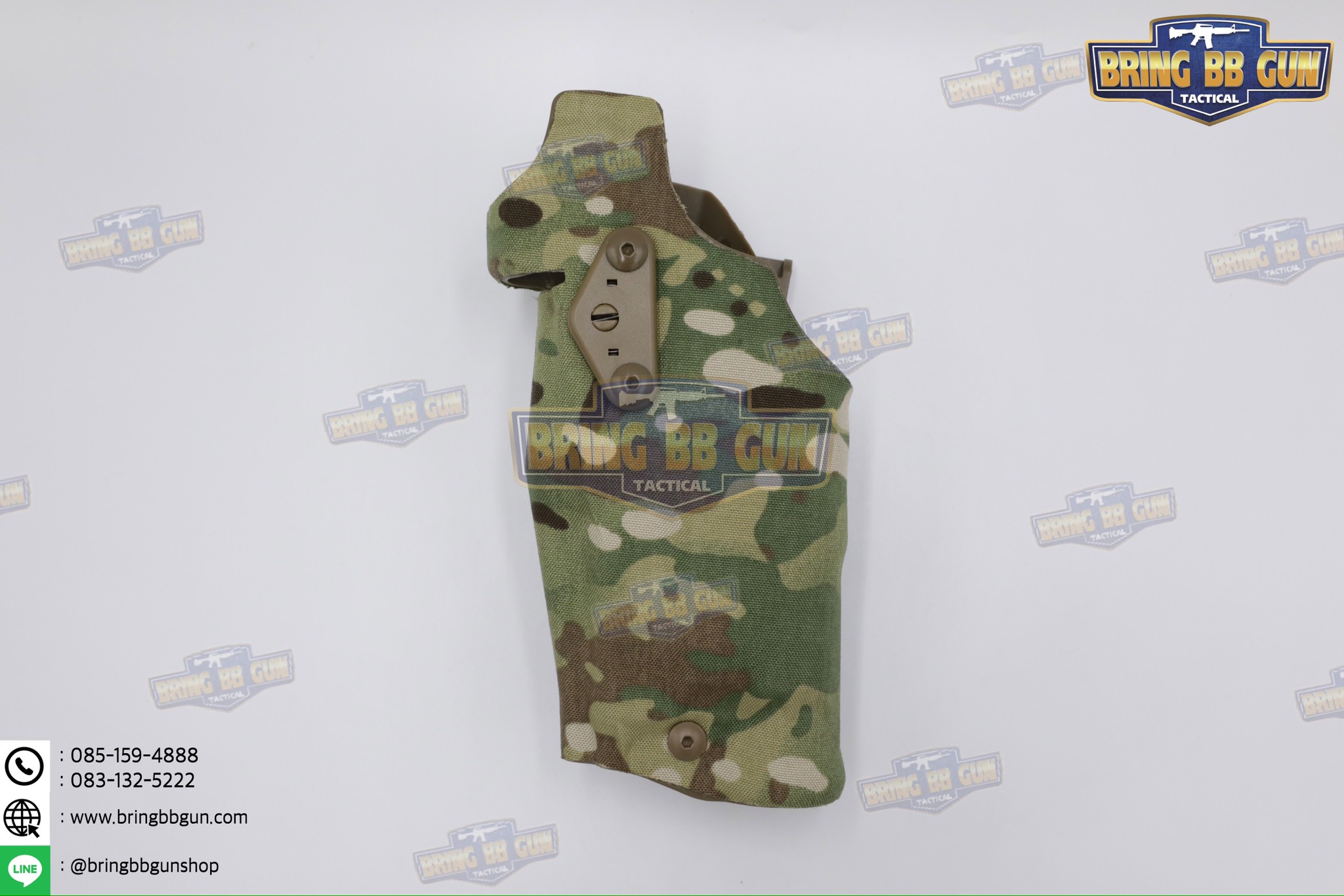 ซองปืนพกนอกปลดนิ้วโป้ง สำหรับGlock และ ไฟฉาย (Glock 17 + X300) ◾มือซ้าย◾