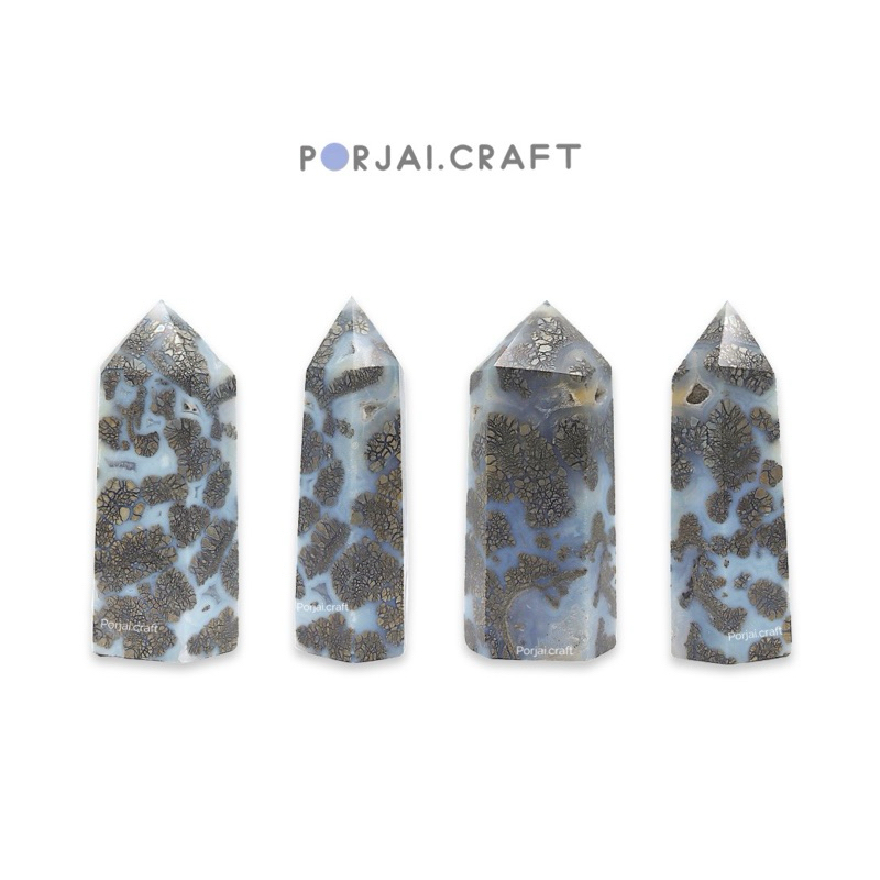 Pyrite in Agate Tower ไพไรท์อาเกต ทาวเวอร์