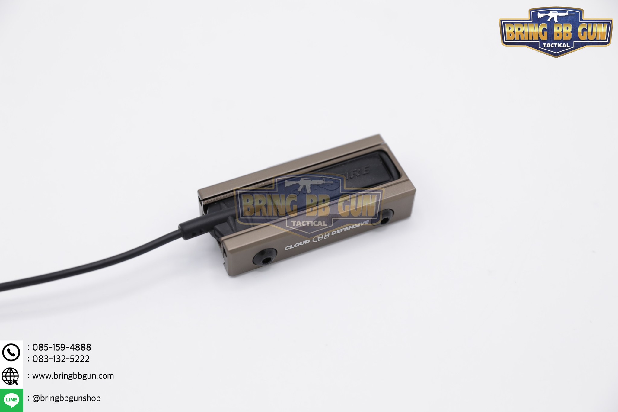 LCS ยี่ห้อ Cloud Defensive (ตัวจับสวิตช์หางหนูของไฟฉาย) รุ่น ระบบราง Picatinny (รางรถไฟ,ราง20mm.) (Light Control System) (ใช้ได้กับชุดหน้าระบบราง Picatinny เท่านั้น)