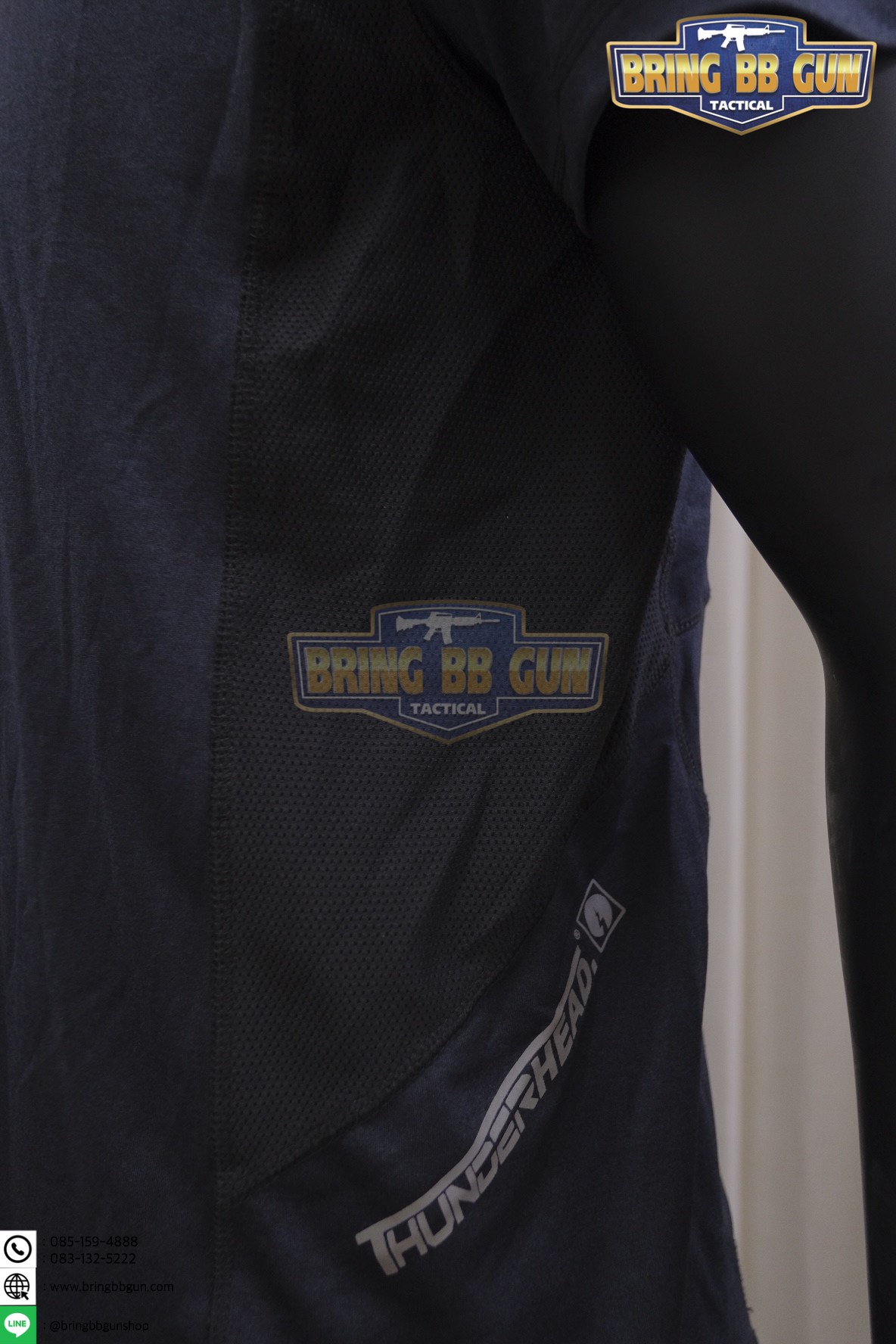 เสื้อยืดคอกลม ยี่ห้อ Thunderhead รุ่น แขนสั้น (เสื้อ IPSC , IDPA) (เสื้อแคมป์ปิ้ง) (เสื้อเดินป่า) (เสื้อออกกำลังกาย)