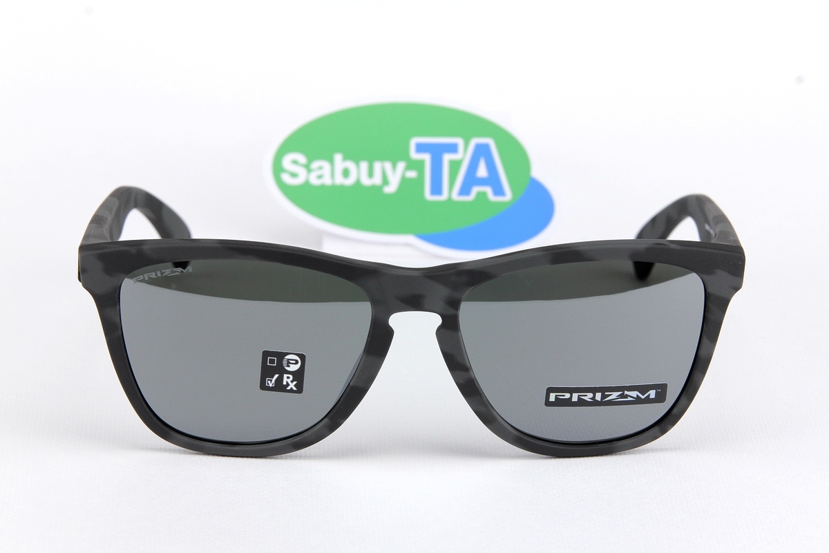 Oakley Frogskins Black Camo/Prizm Black SKU#OO9245-65 (Asian Fit)