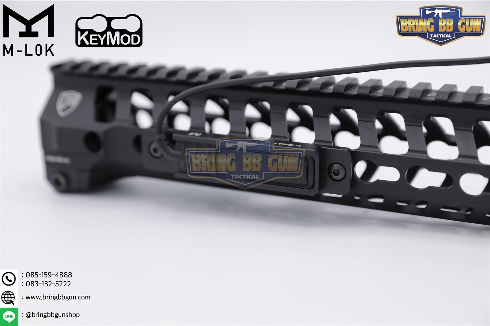 LCS ยี่ห้อ Cloud Defensive (ตัวจับสวิตช์หางหนูของไฟฉาย) รุ่น ระบบราง M-Lok และ ระบบราง Keymod (Light Control System) (ใช้ได้กับชุดหน้าระบบราง M-Lok และ ระบบราง Keymod เท่านั้น)