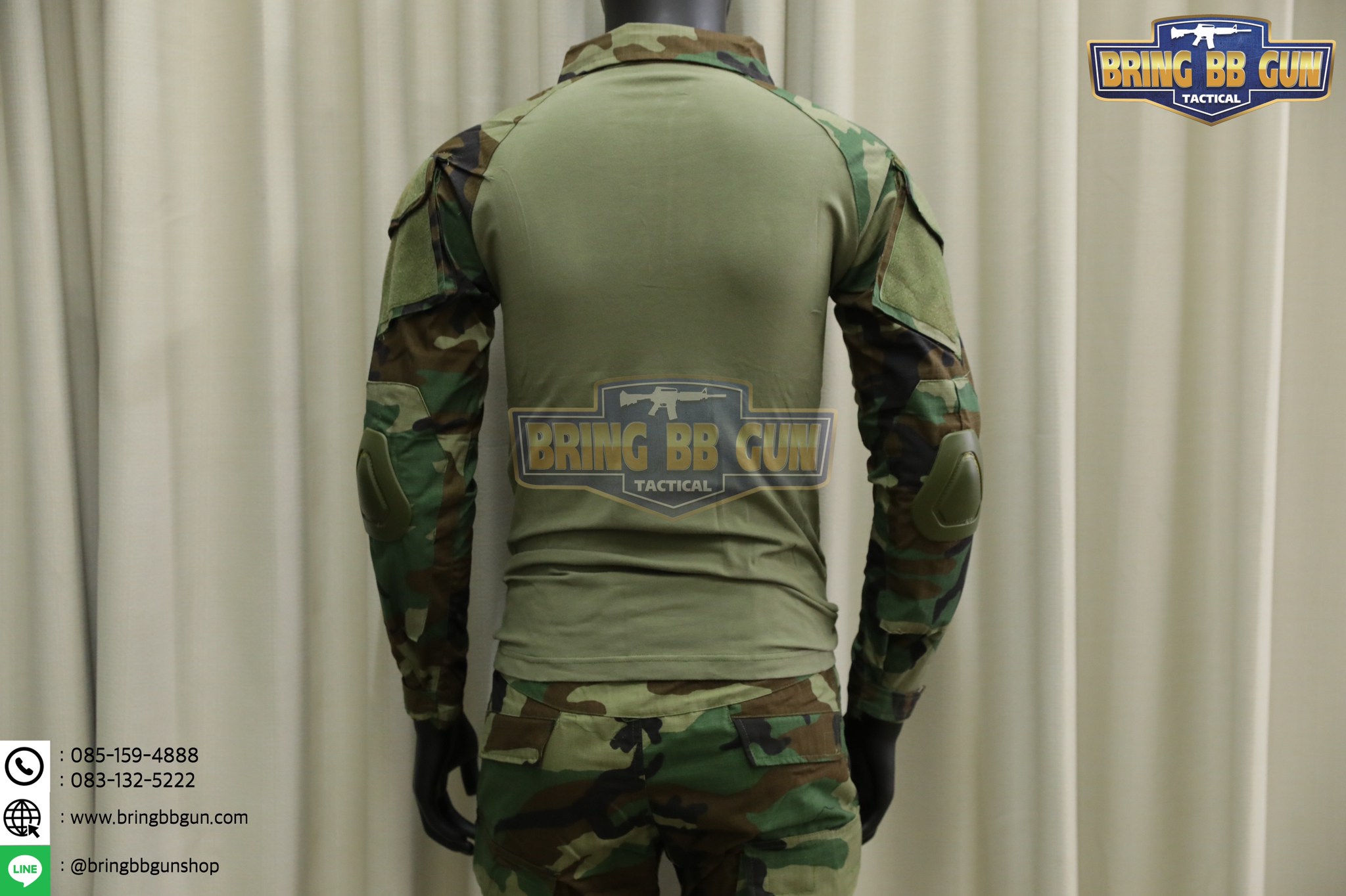 ชุดคอมแบทเชิ้ต Gen2 (Combat Frog Suit G2) (เสื้อ+กางเกง+สนับเข่า+สนับศอก)