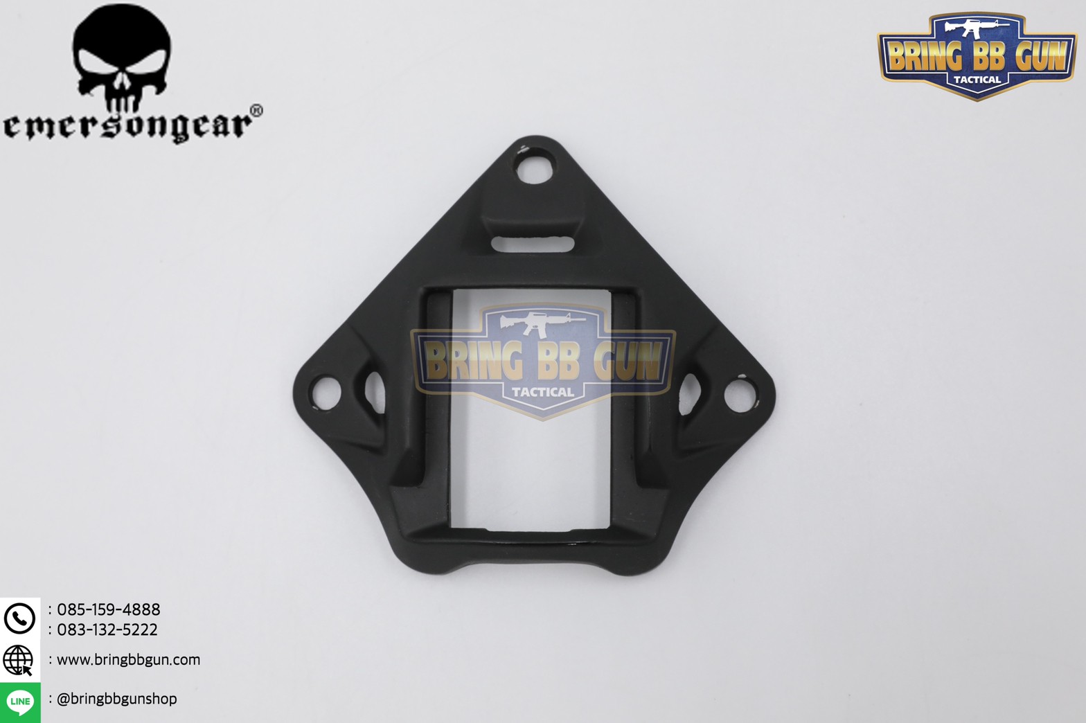 หมวก Fast ยี่ห้อ Emerson + ผ้าคลุมหมวก รุ่น ปรับท้ายทอยได้ (Fast Helmet MH type)