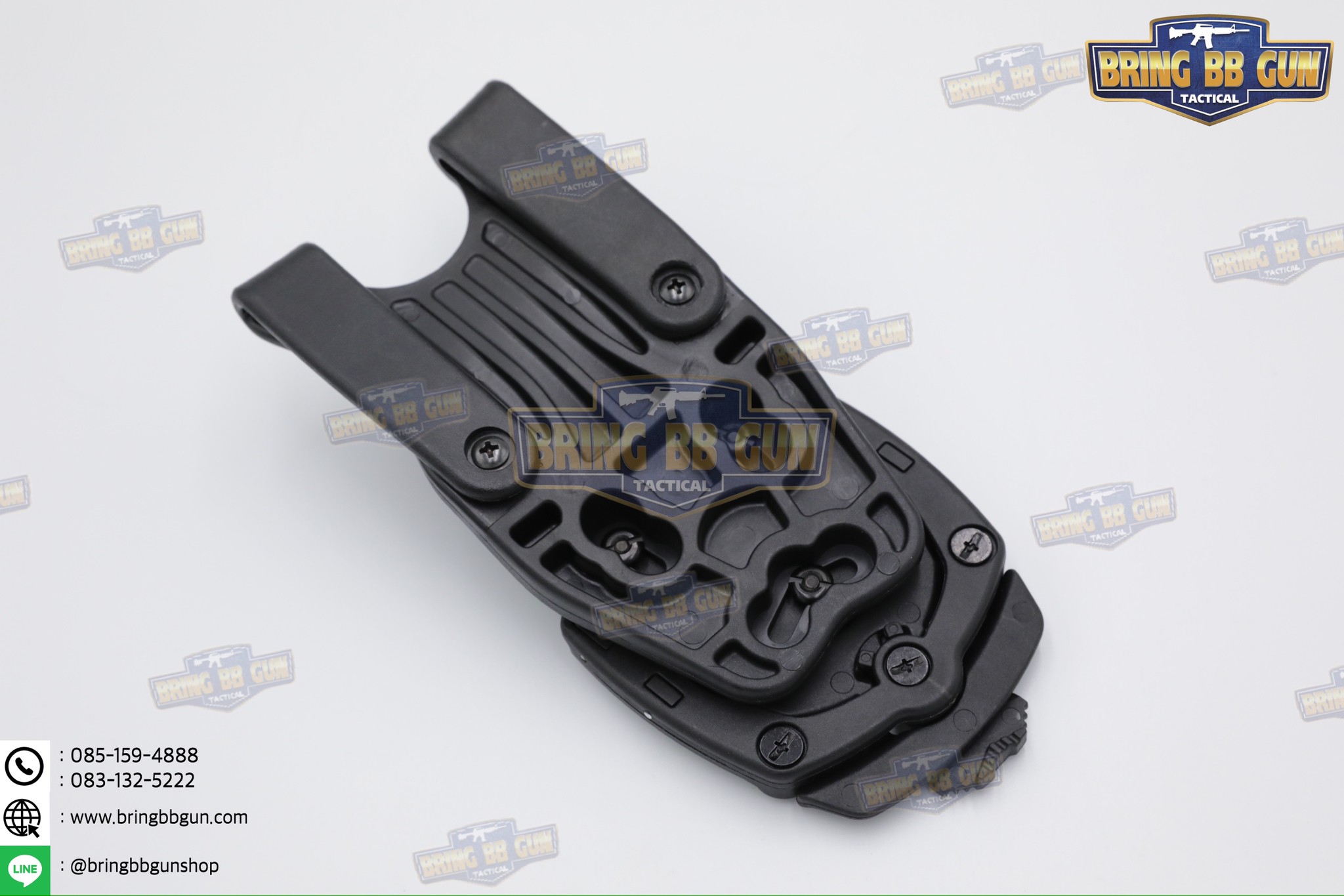 Adapter ปลดไวซองปืน BT + เพลทโหลดต่ำ BH (TEK-MOUNT+Low Ride Belt) (360 Degree base adapter) (QUICK CONNECT MOUNTING SYSTEM) (Insert Disk and Receiver) (Blade)