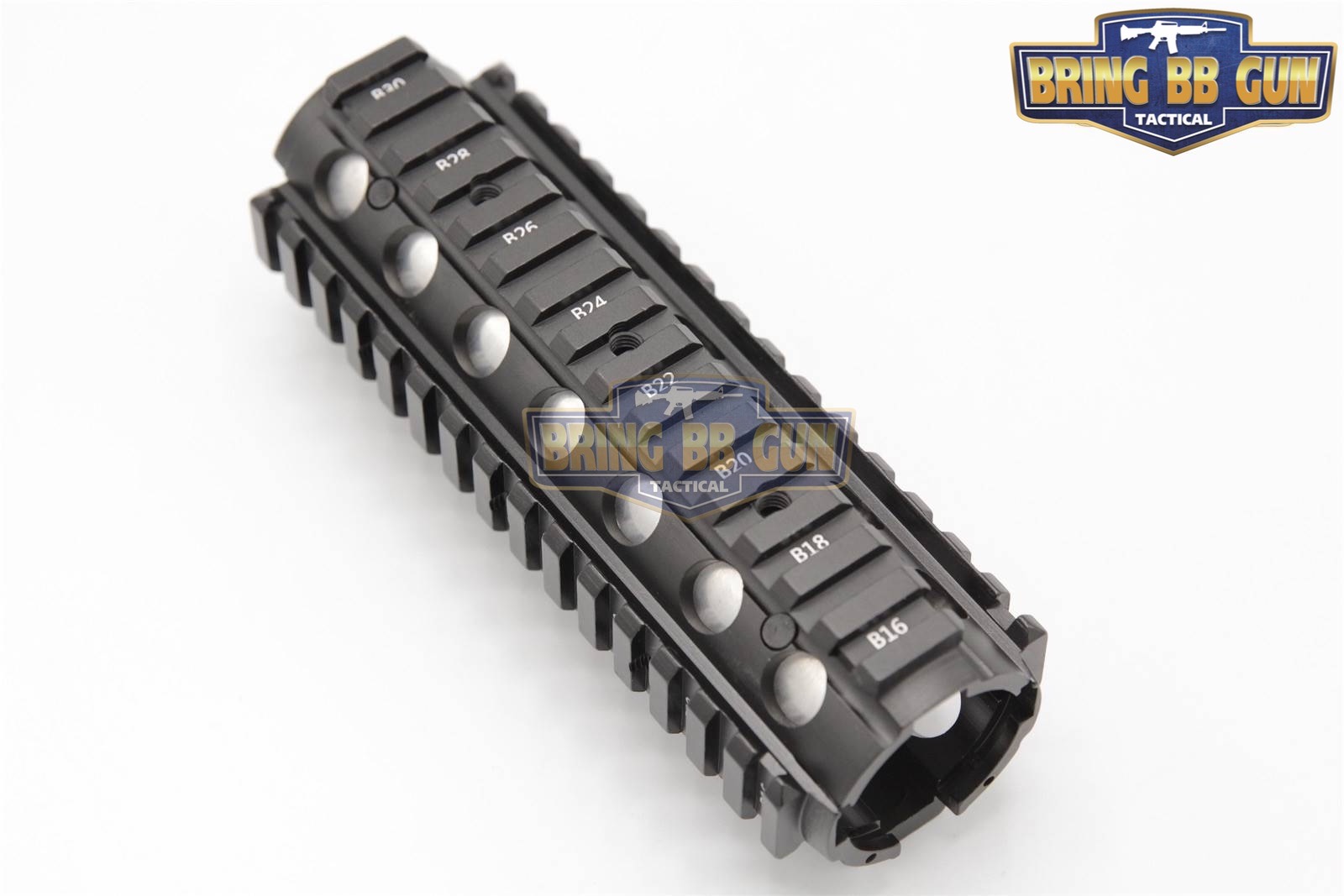 ชุดหน้า M4 CQB (มีแผ่นแอลู) ระบบรางPicatinny ความยาว 7”