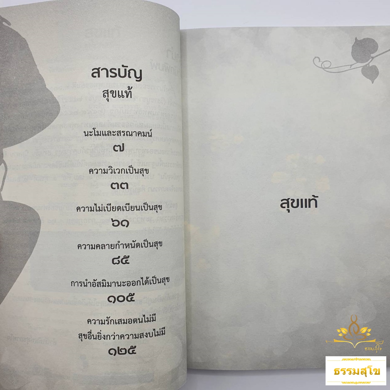 สุขแท้ : พระธรรมโกศาจารย์ พุทธทาสภิกขุ (หนังสือมีสภาพเก่า)