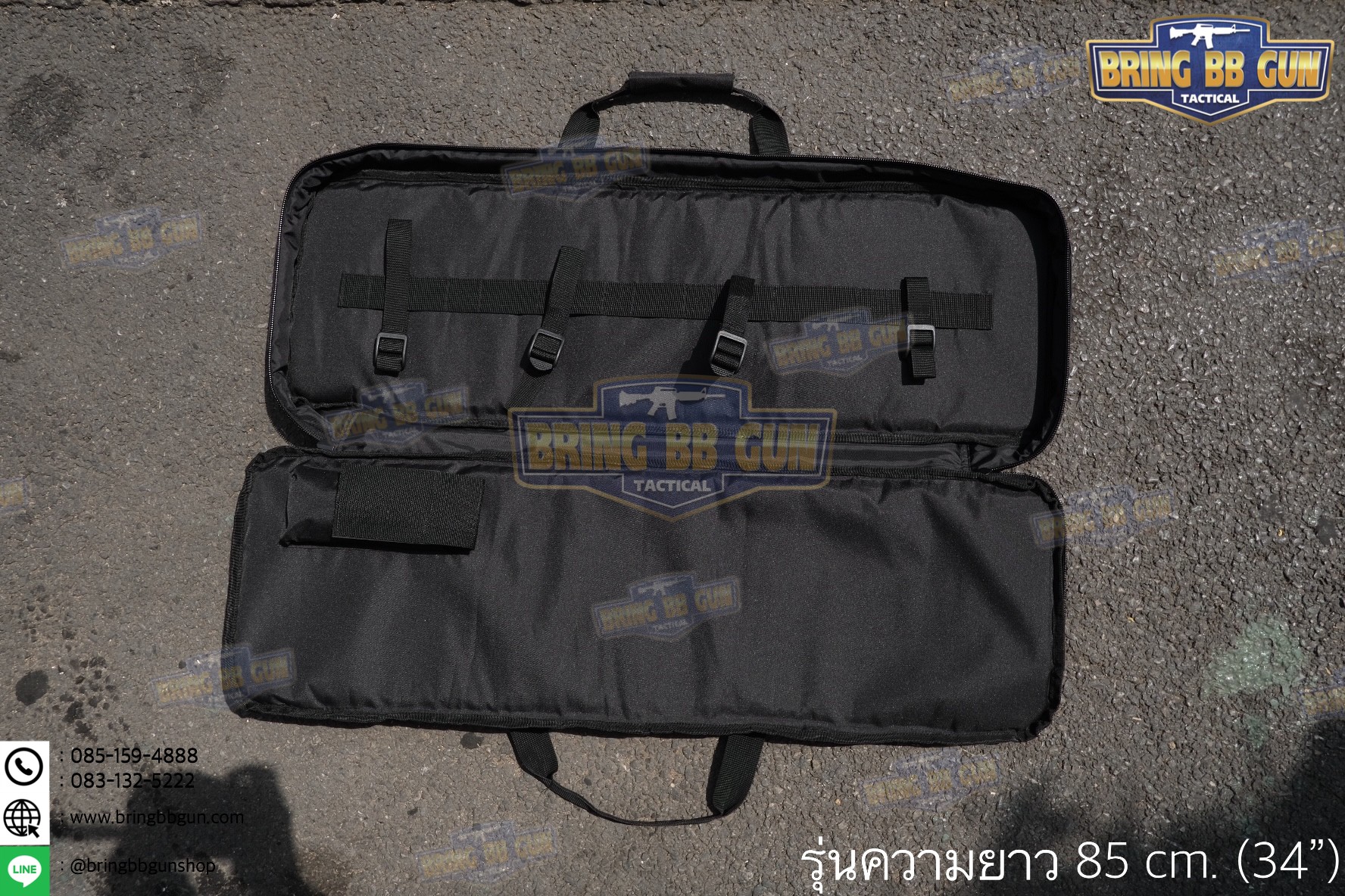 กระเป๋าใส่ปืนยาว M4 รุ่น ทรงสี่เหลี่ยม ความยาว 34”