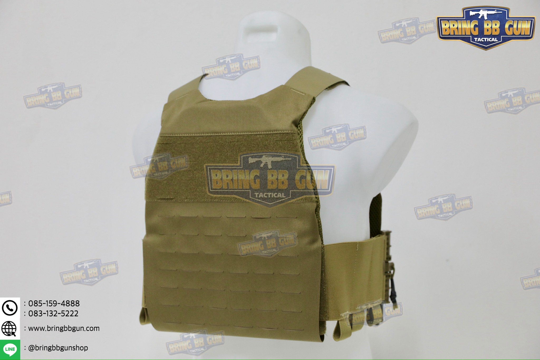 เสื้อเวส FCSK 3.1 (เสื้อเวส FCSK 3.0 + เพ้าแม็กกาซีน4ช่อง) (FCSK 3.1 Plate Carrier) (FCSK 3.0 + 5.56 Quadruple Mag Plate)