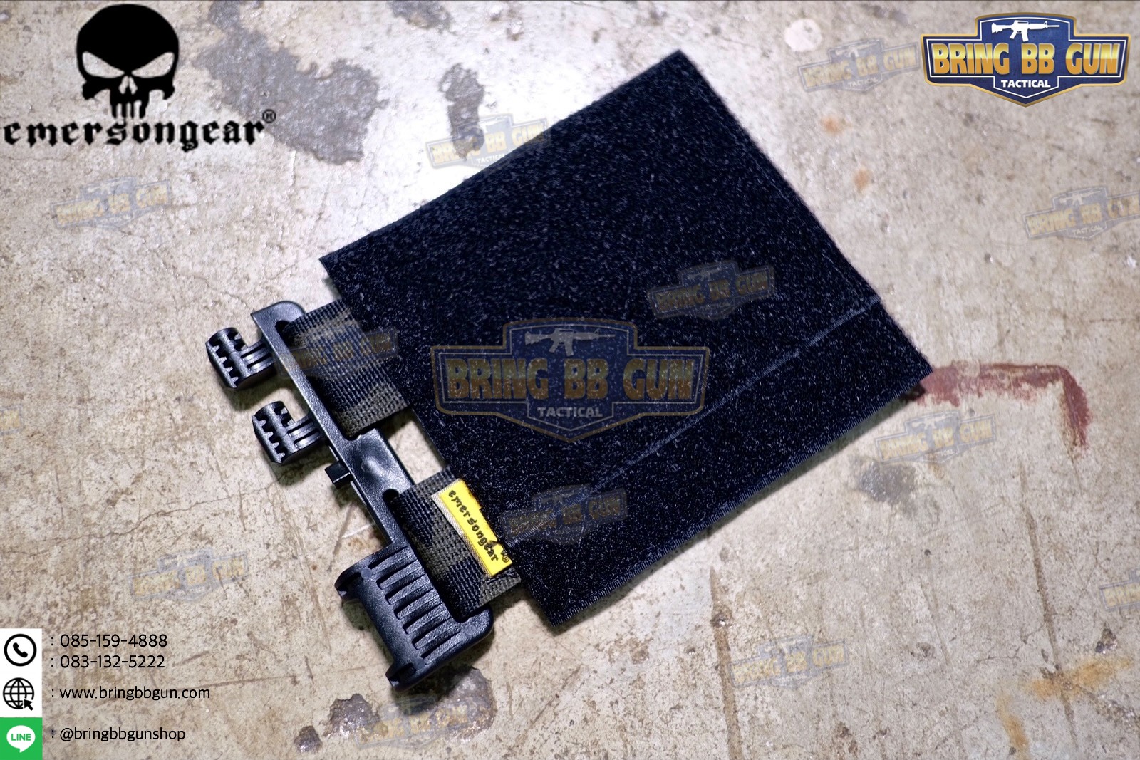 ชุดเซ็ตปลดเสื้อเกราะไว (ชุดสายโอบ-ปลดไว) ยี่ห้อ Emerson (Vest single point quick release Mesh Cummerbund) (Quick Release Cummerbund Set)