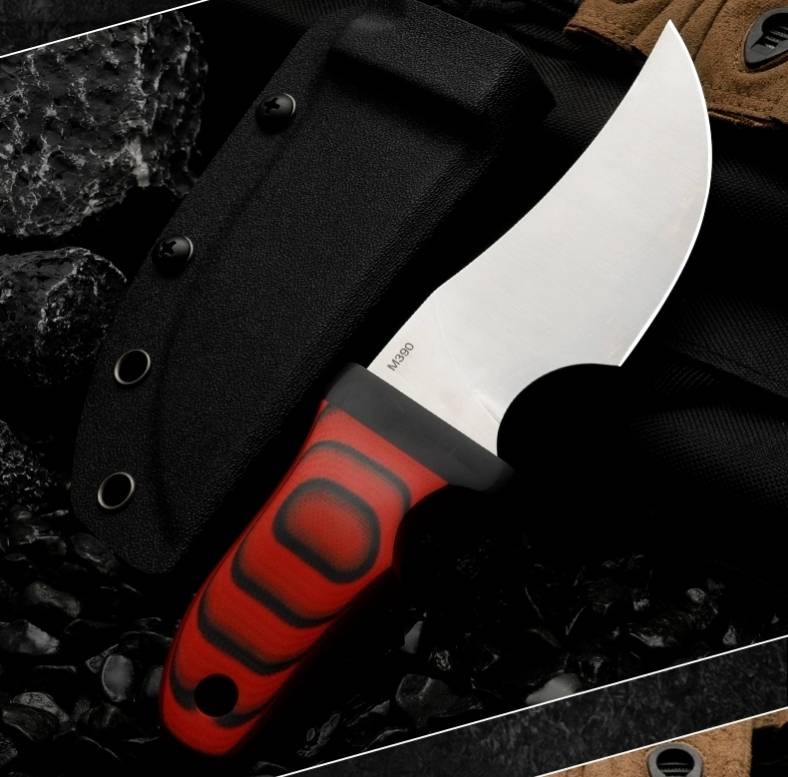 มีดใบตายด้าม G10 ลายลามิเนต( ใบเฉียบทั้งเล่ม) MADDOG มีดใบตายที่มีความจัดจ้านของด้ามจับ ที่สีสันสะดุดตา โดดเด่นด้วยด้ามจับที่ทำจากวัสดุ G10 ลามิเนต เต็มด้ามจับ ประกบกับกั่นมือเป็นชิ้นเดียว