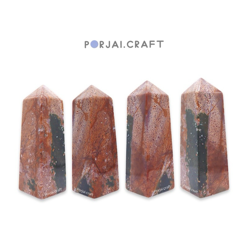 Indian Blood Stone Tower อินเดียนบลัดสโตน ทาวเวอร์ 160g