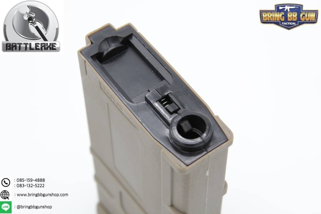 แม็กกาซีน M4 แบบปั่น ทรง P-mag (สั้น) (P-mag Mid-cap magazine)
