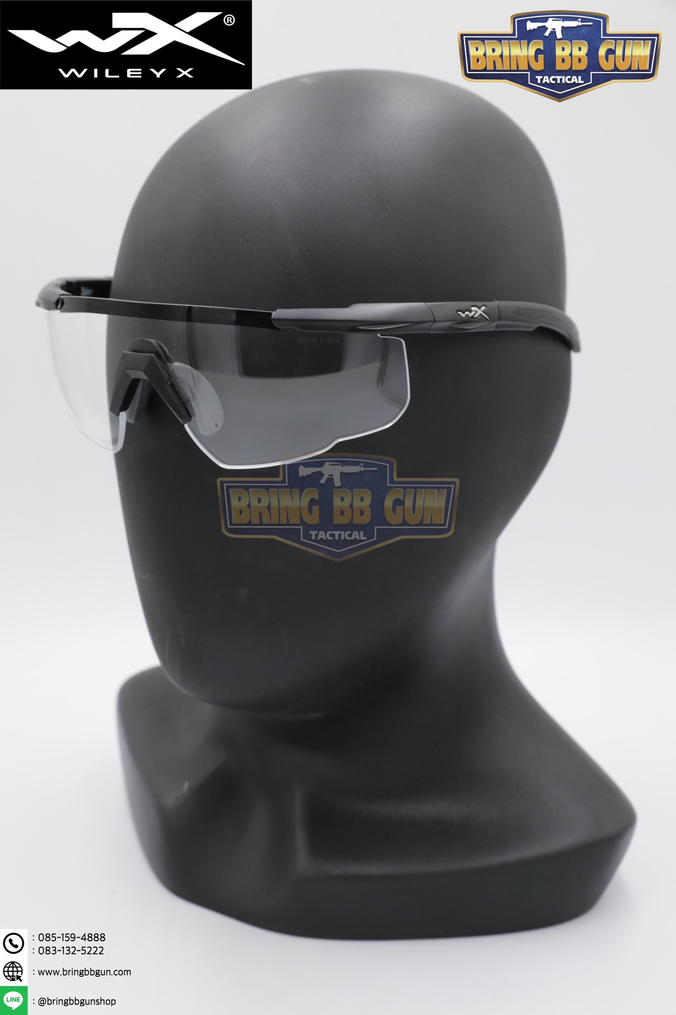 แว่นตากันแดด (แว่นตากันสะเก็ต) ยี่ห้อ WileyX รุ่น Saber Advanced 1Lens (WileyX Saber Advanced)