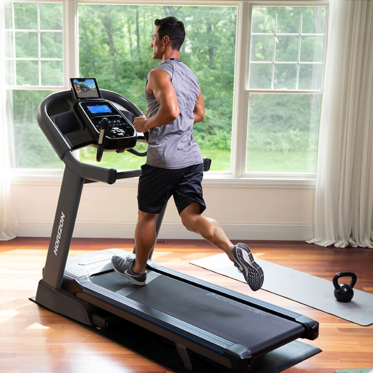 62,205 *ทักแชทผ่อน0%ค่าส่ง 0บ.(Global Version) Horizon ลู่วิ่งไฟฟ้า 7.4AT มอเตอร์3.5แรงม้า