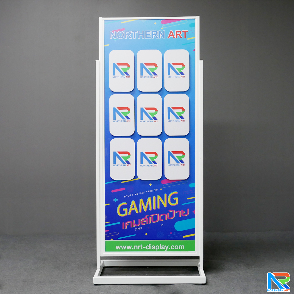 เช่าเกมส์เปิดป้ายจับคู่ 9 ช่อง Matching game ขนาด (W)76 x (D)40 x (H)175 cm.