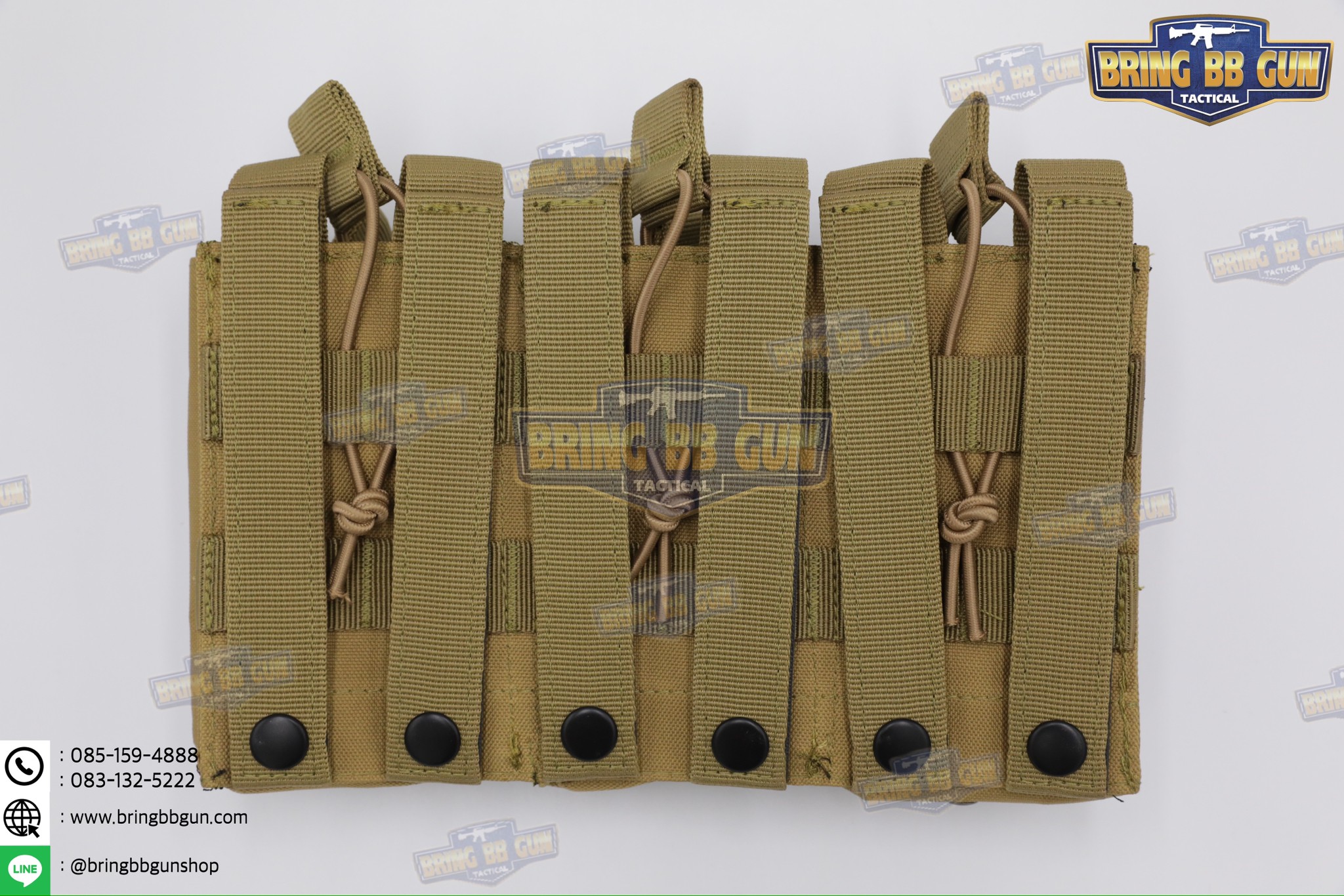 เพ้าแม็กกาซีนปืนยาว (แบบผ้า) รุ่น 6ช่อง (M6)