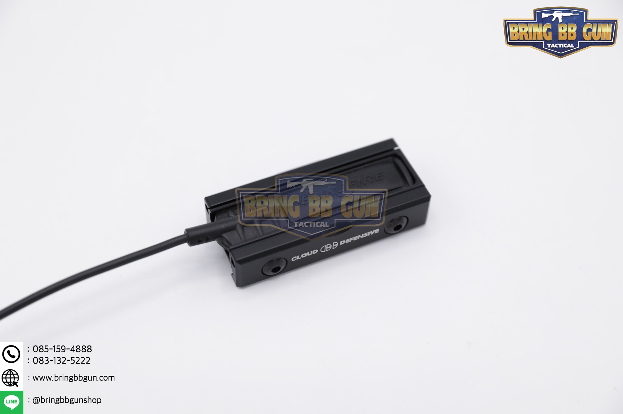 LCS ยี่ห้อ Cloud Defensive (ตัวจับสวิตช์หางหนูของไฟฉาย) รุ่น ระบบราง Picatinny (รางรถไฟ,ราง20mm.) (Light Control System) (ใช้ได้กับชุดหน้าระบบราง Picatinny เท่านั้น)