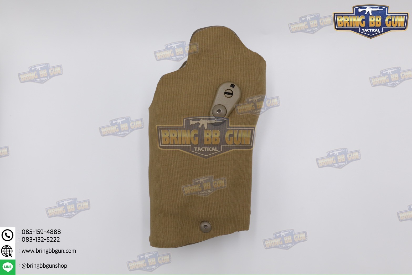 ซองปืนพกนอกปลดนิ้วโป้ง Sig Sauer P320 + ช่องไฟฉาย (ซองปืน 6354DO) (6354 DO) (P320 + X300)