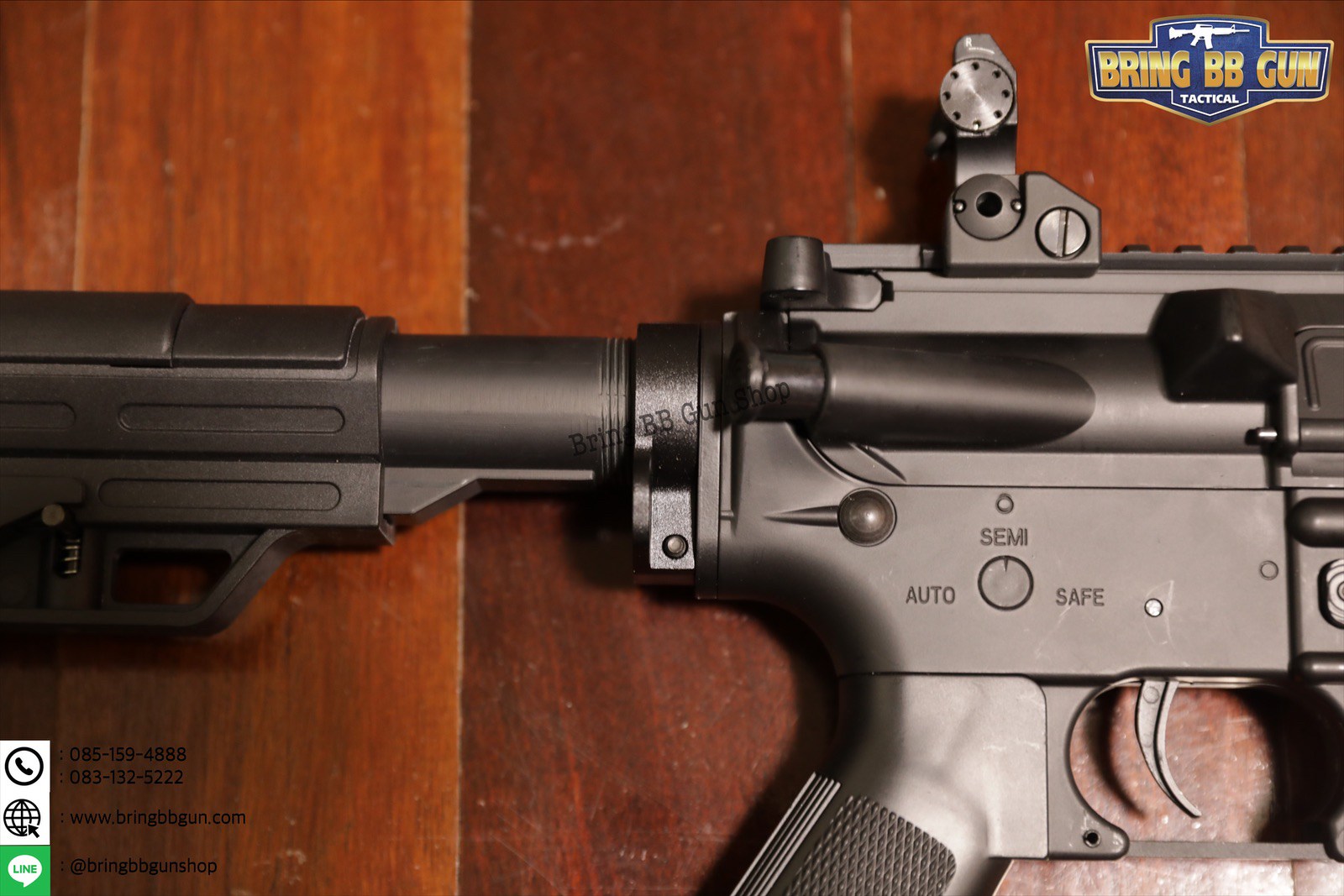 หูช้างครอบแหวนล็อคแกนพานท้าย (Dual Loop Sling Adapter)