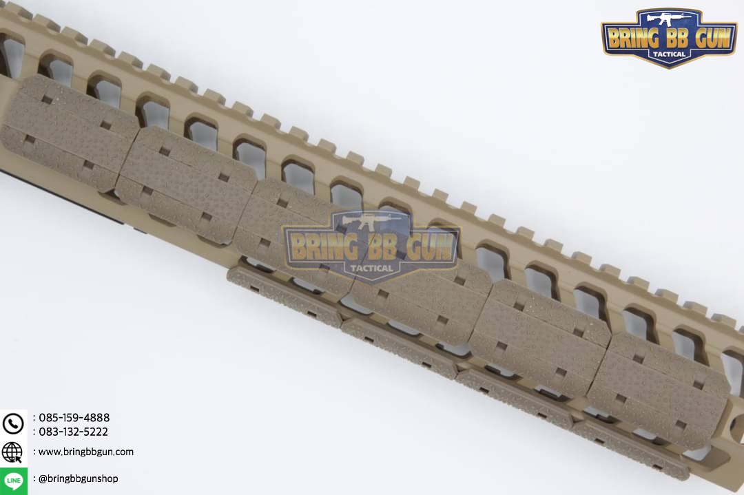 Rail Cover M-Lok Type 2 (ใน1ชุดมี12ชิ้น)(ใช้ได้กับชุดหน้าระบบราง M-Lok เท่านั้น)