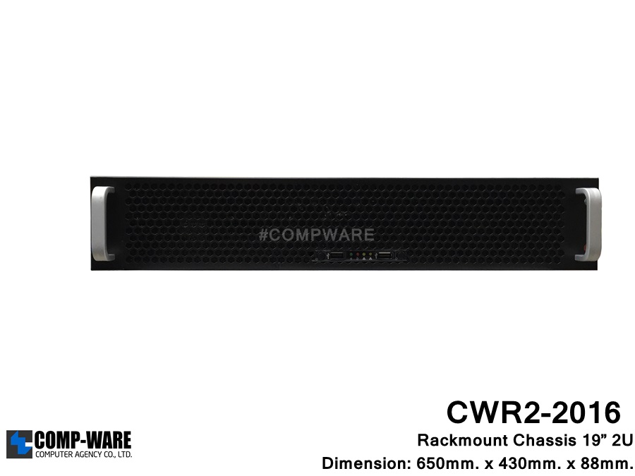 Server Rackmount 19" 2U CWR2-2016 (6-HDD Internal) ATX/2U Single Power Supply